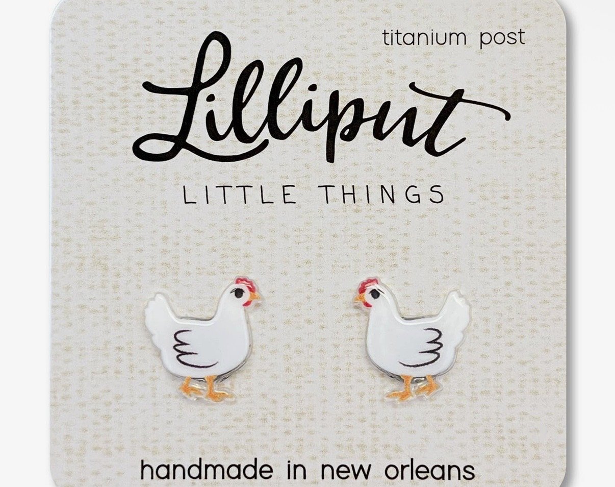 Chicken Earrings