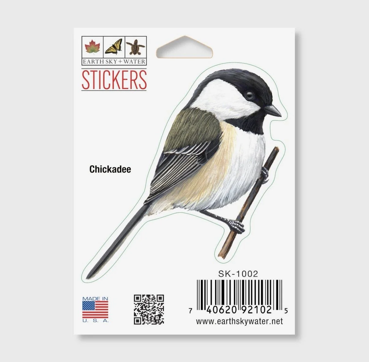 Chickadee Nature Sticker