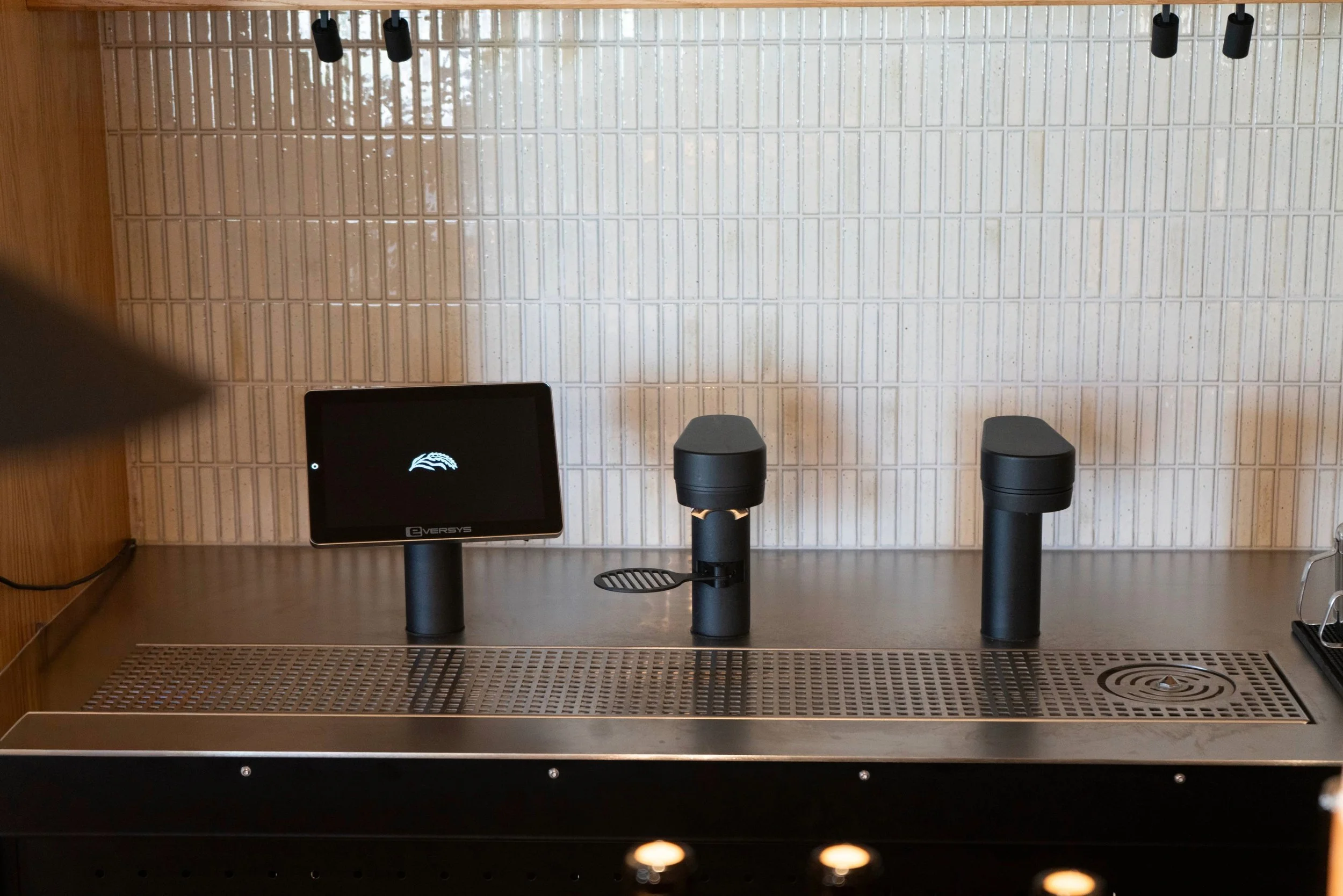 Specter barista model in a modern copenhagen restaurant