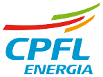Logo da CPFL Energia com cores azul, vermelho e verde.