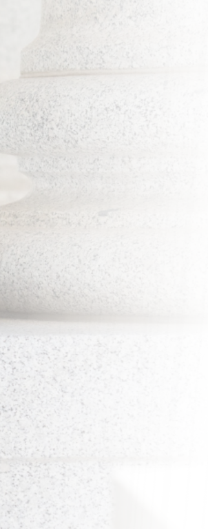 off white marble column