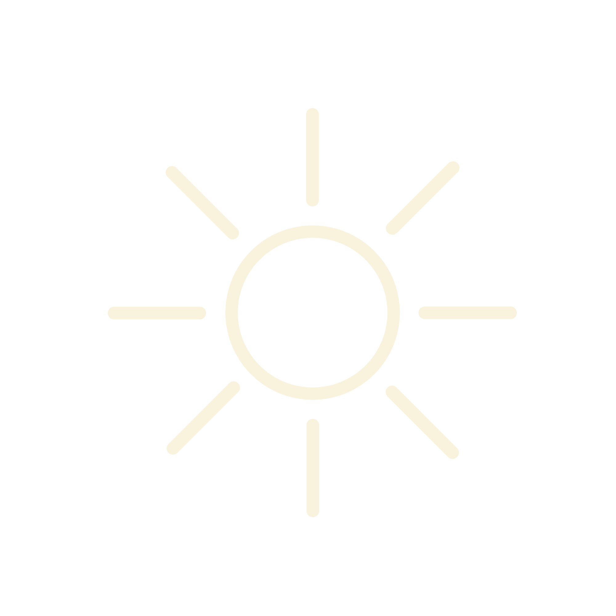 An Illustration of the sun in a minimalistic style.