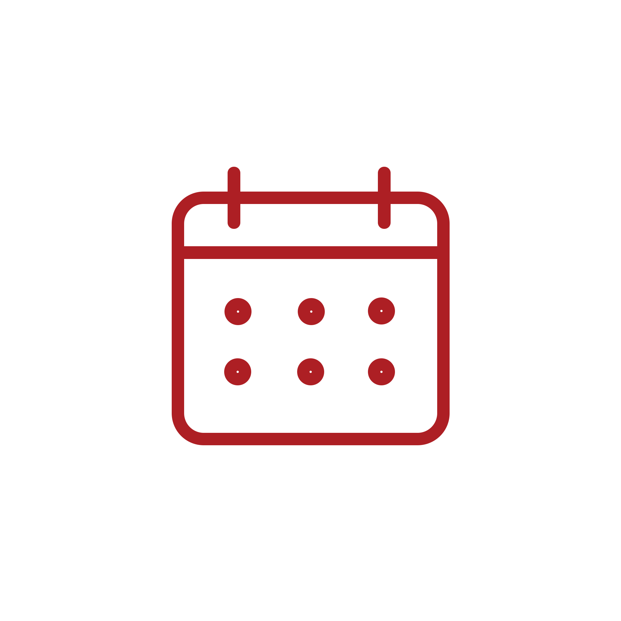 An Illustration of a calendar in a minimalistic style.