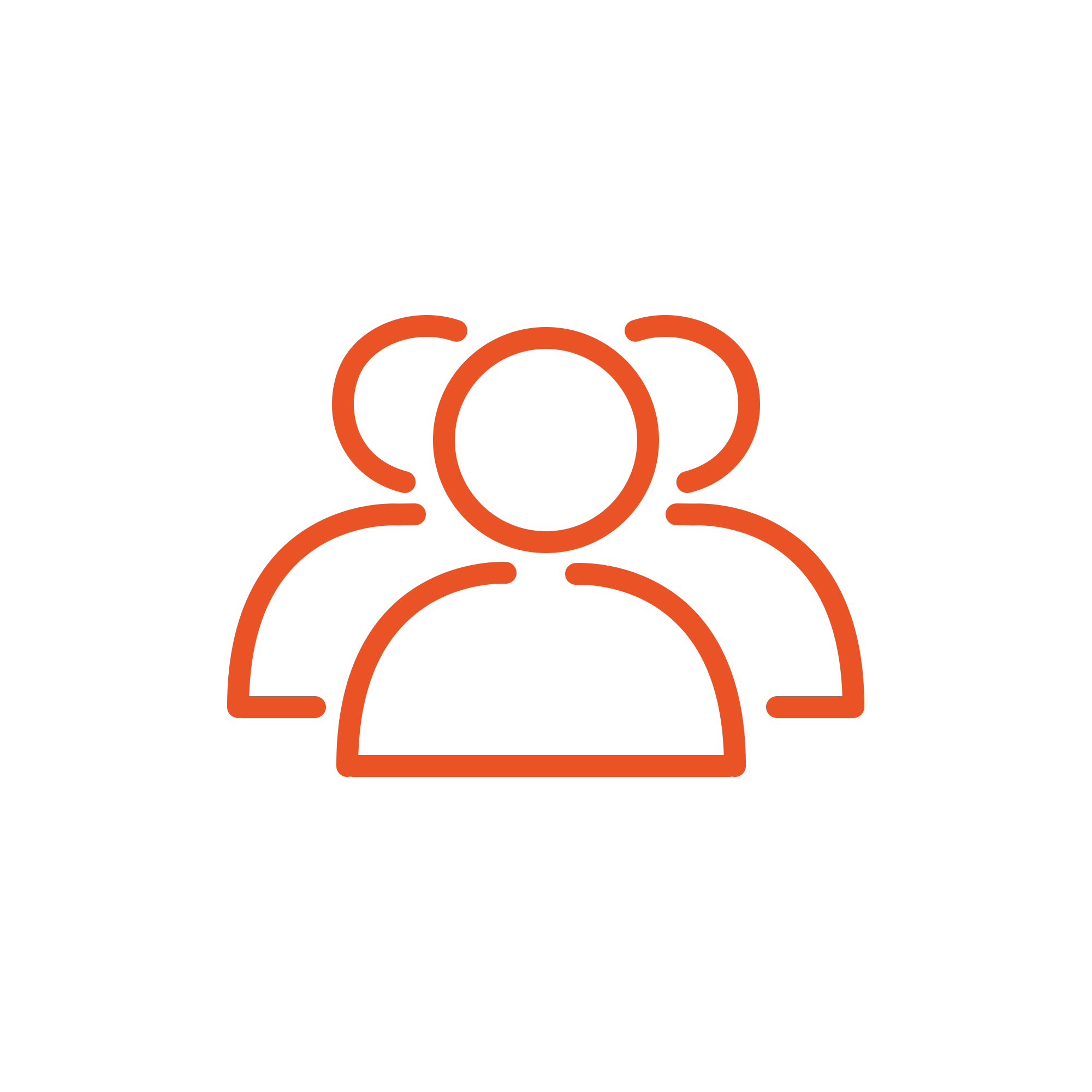 Illustration of multiple people in a minimalist style.