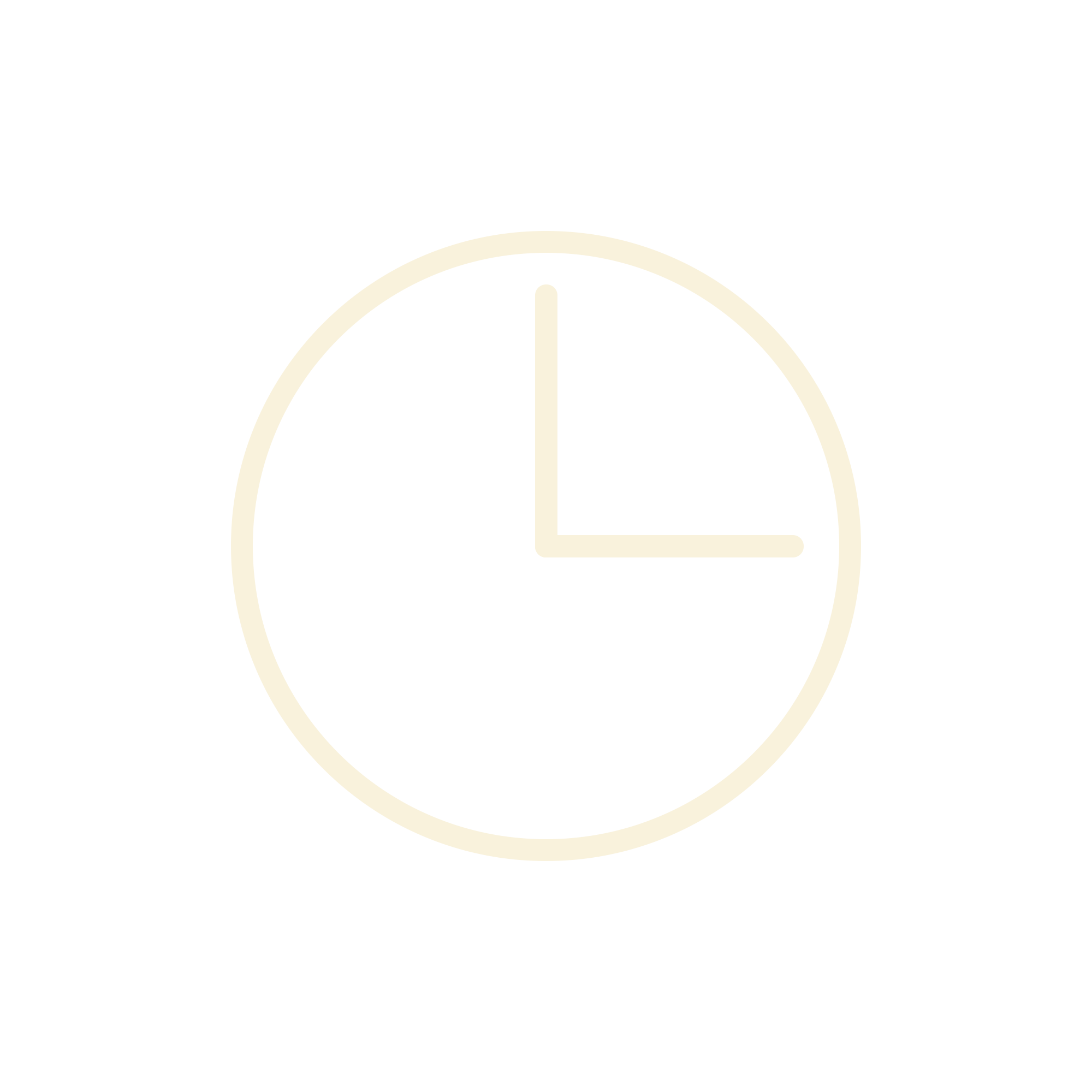 An Illustration of a clock in a minimalistic style.
