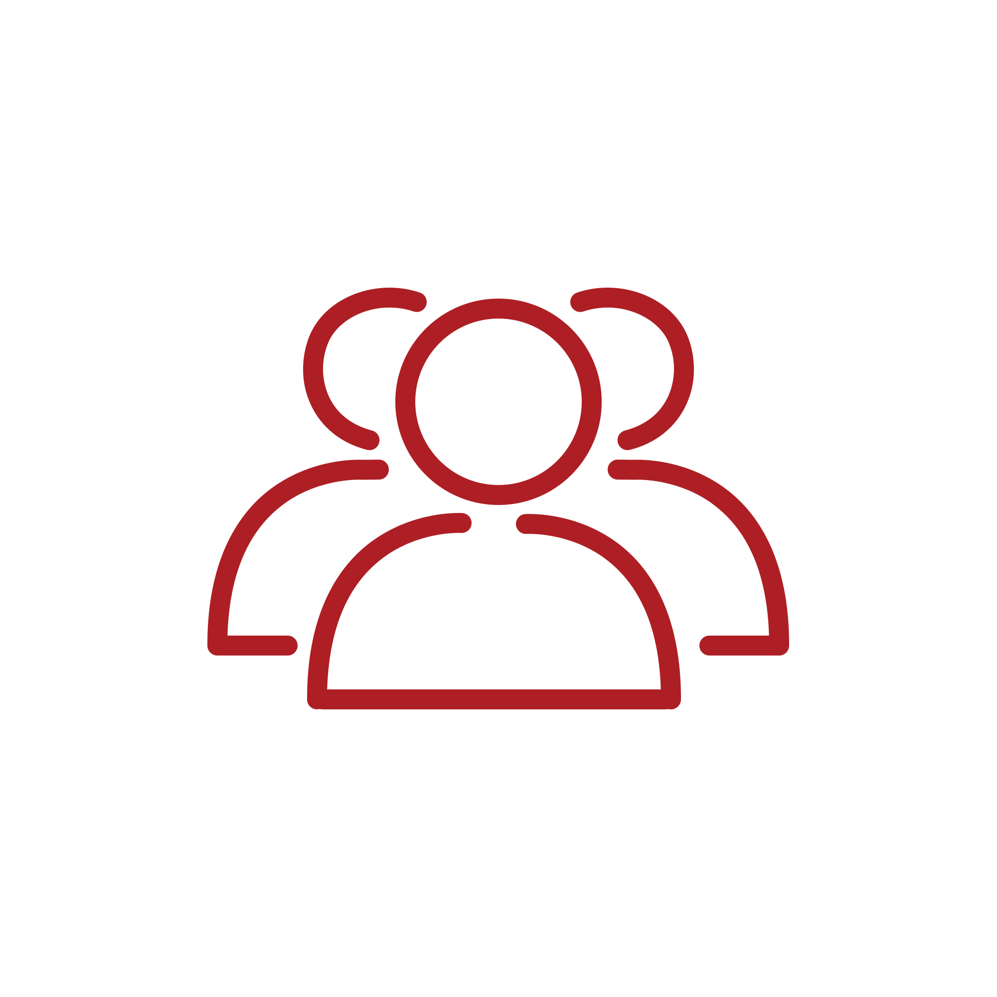 An Illustration of multiple people in a minimalistic style.