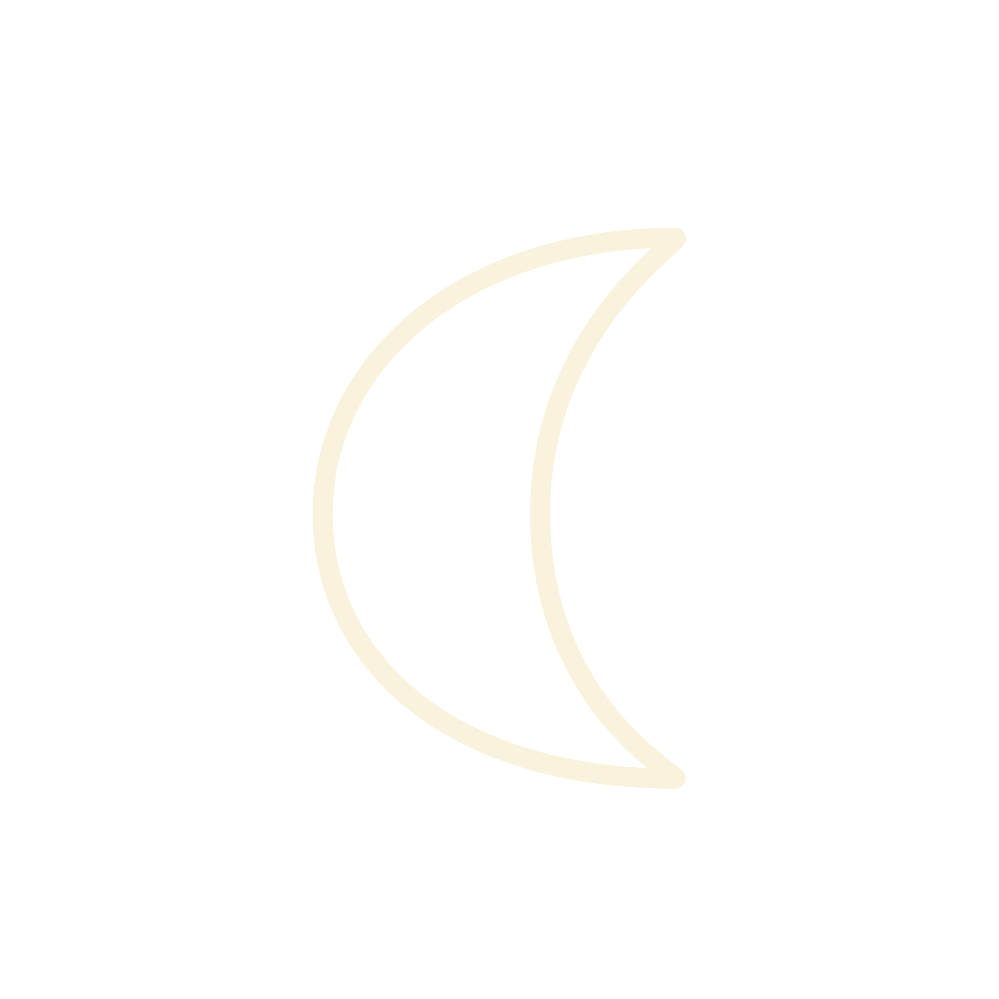 An Illustration of the moon in a minimalistic style.