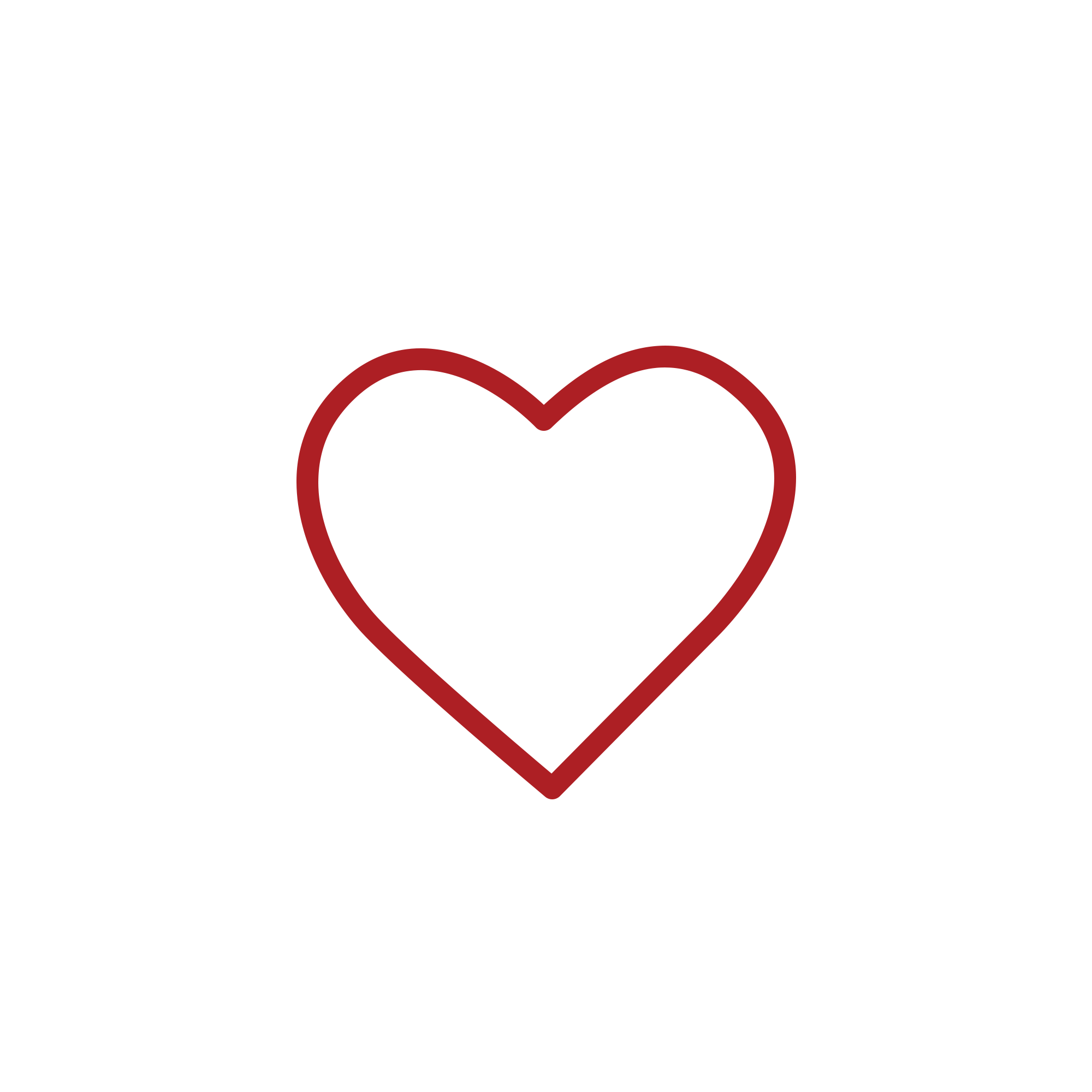 Illustration of a heart in a minimalist style.