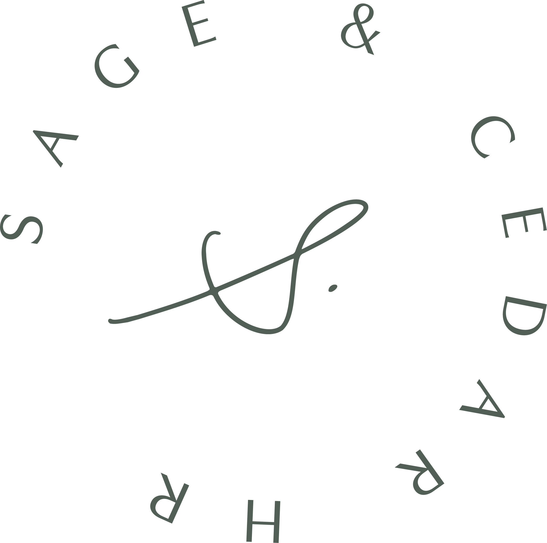 Black background with scattered gray text letters forming the words "Hope", "Peace", and "Faith".