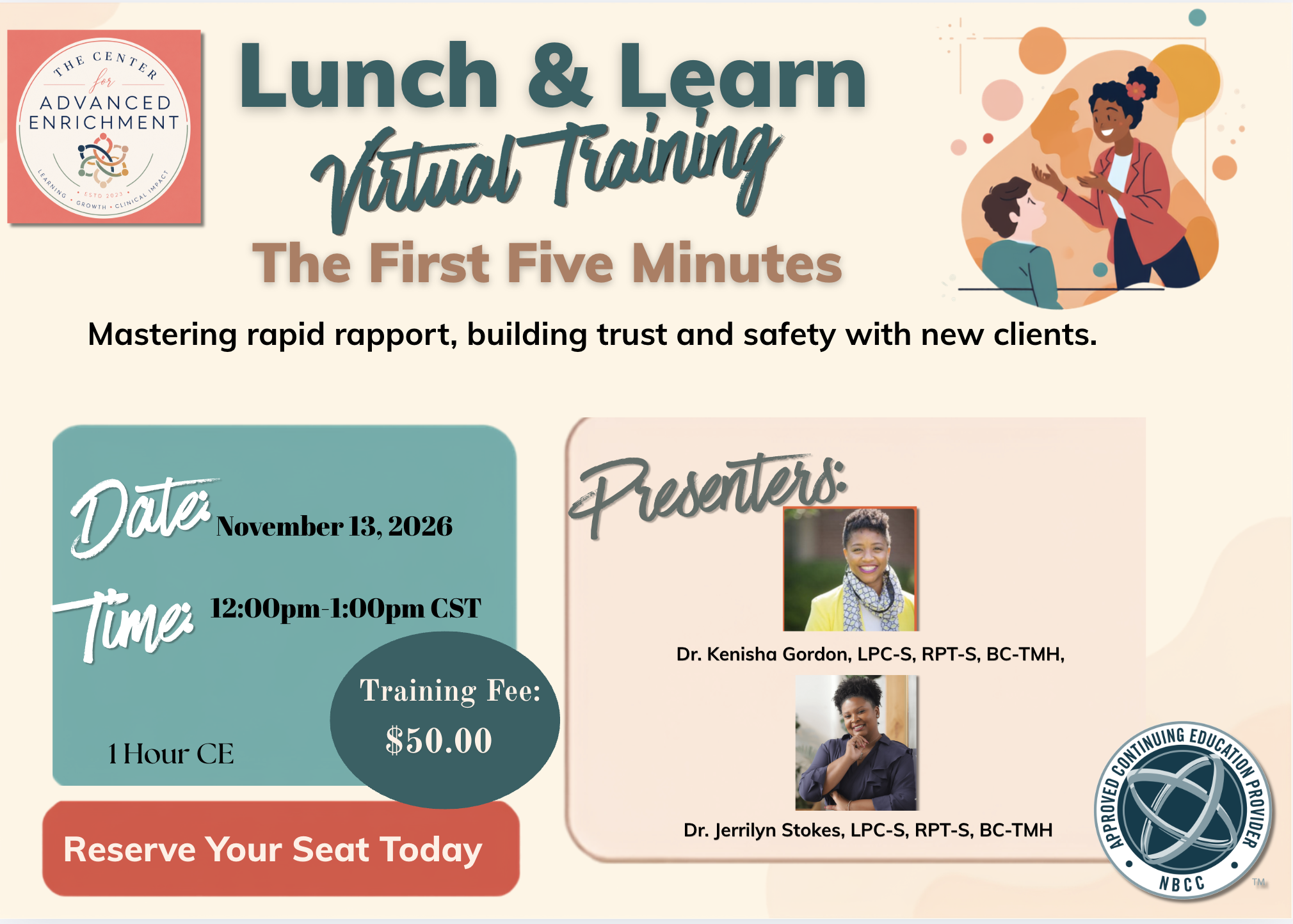 Lunch & Learn Counselor Training