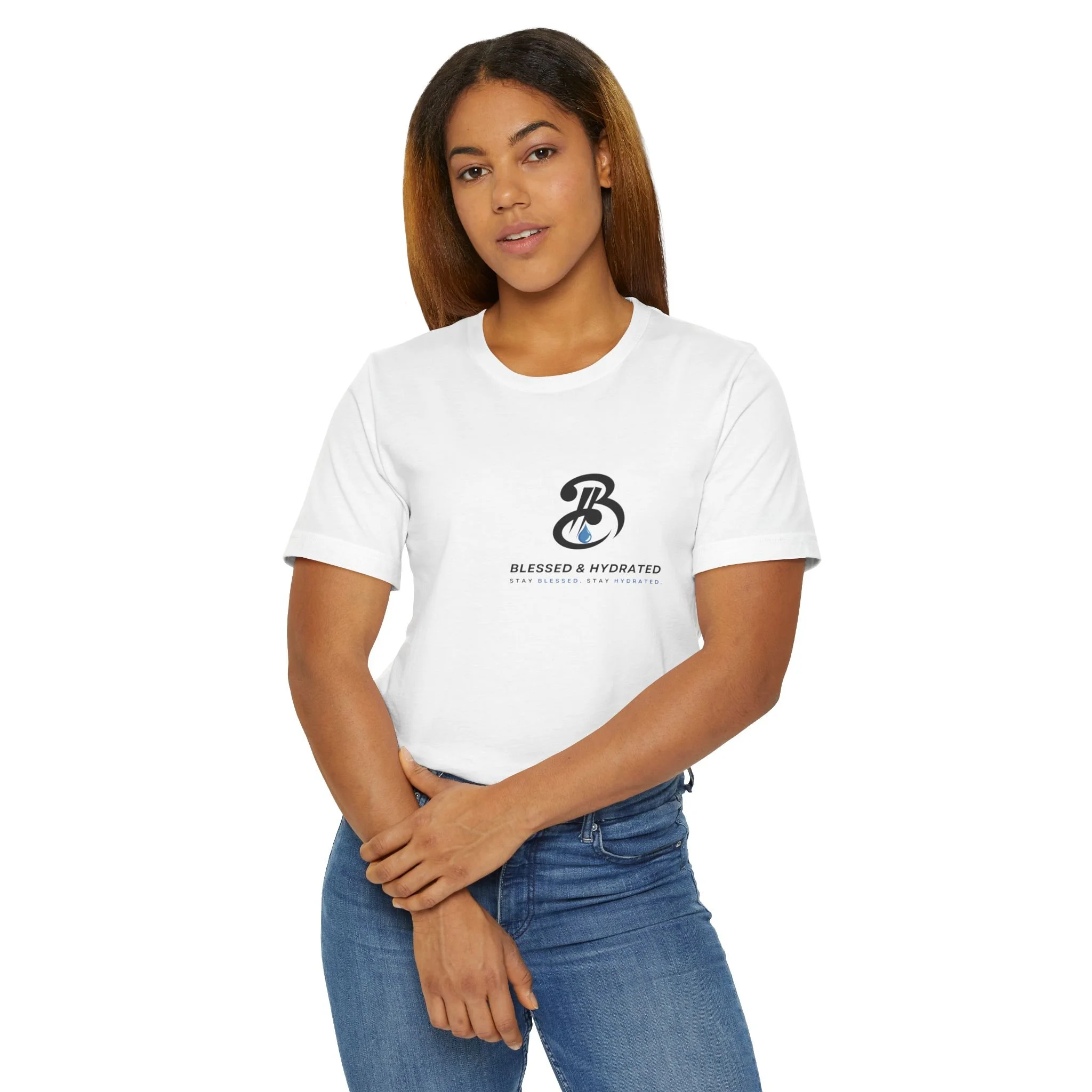 Blessed & Hydrated Women Fitted T-Shirt