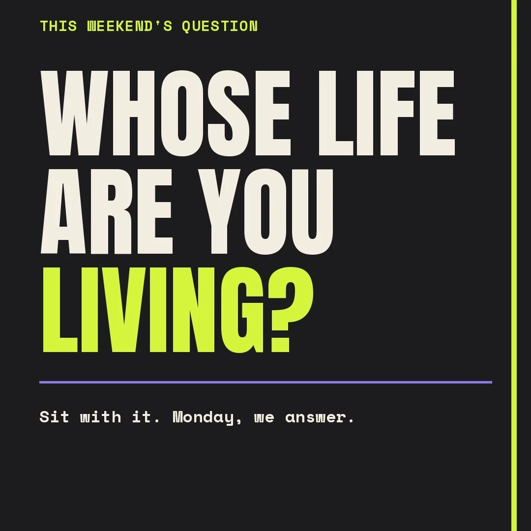 At times we end up living lives we thought someone else wanted us to live. 

You have options: 1. Live the life you want; 2. Live the life someone else wants; 3. Live the life you think someone else wants. Which is it?

Sitting @ursa.gallery 

#authe