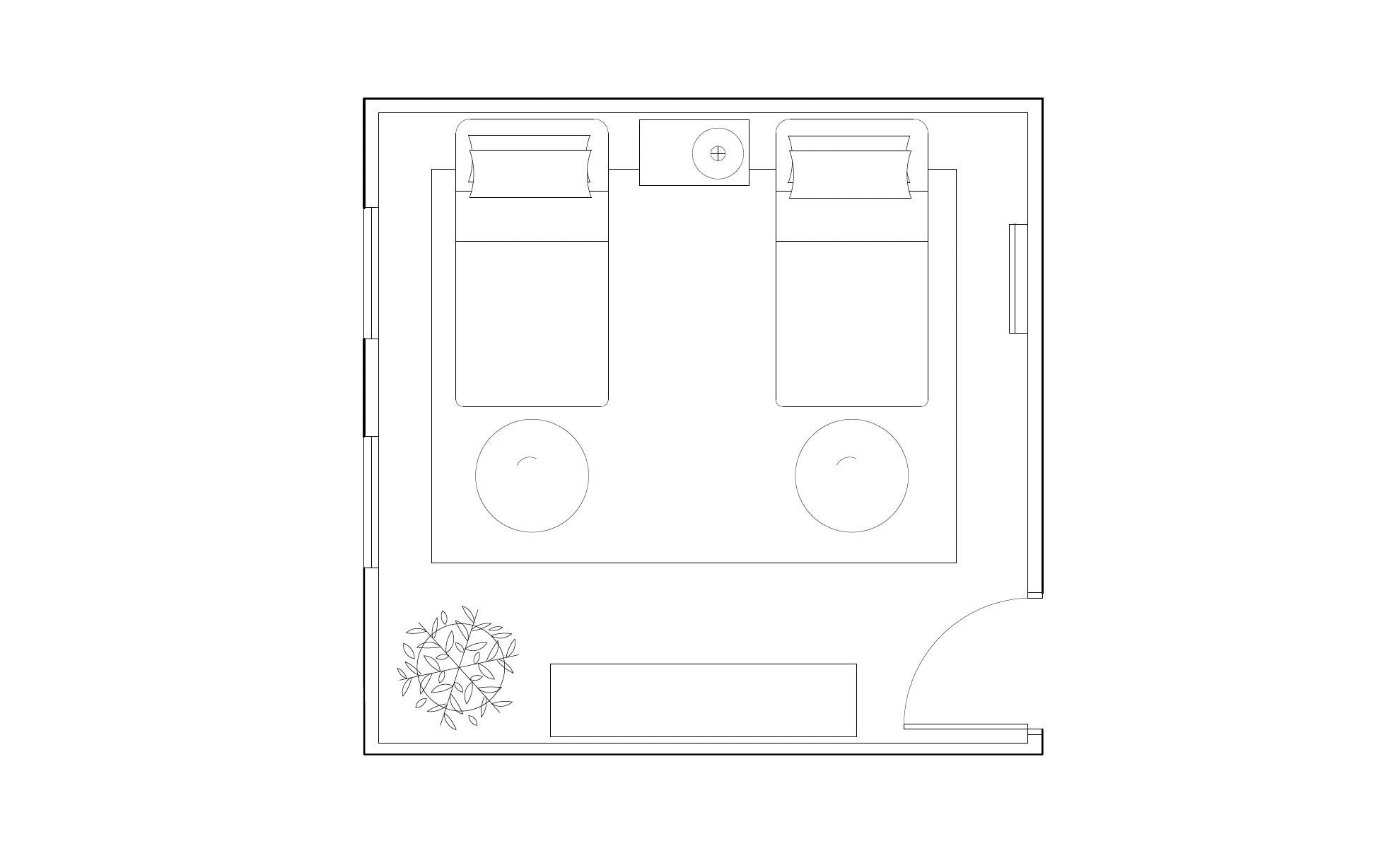 Detailed Furniture Plan