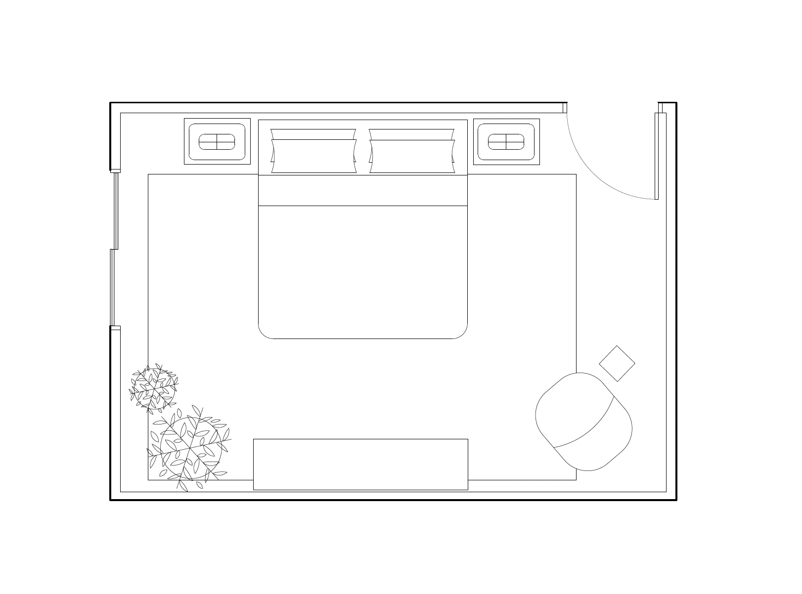 Detailed Furniture Plan