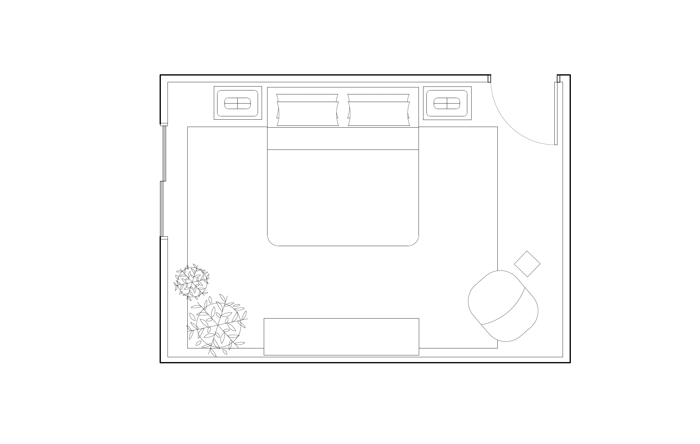Detailed Furniture Plan