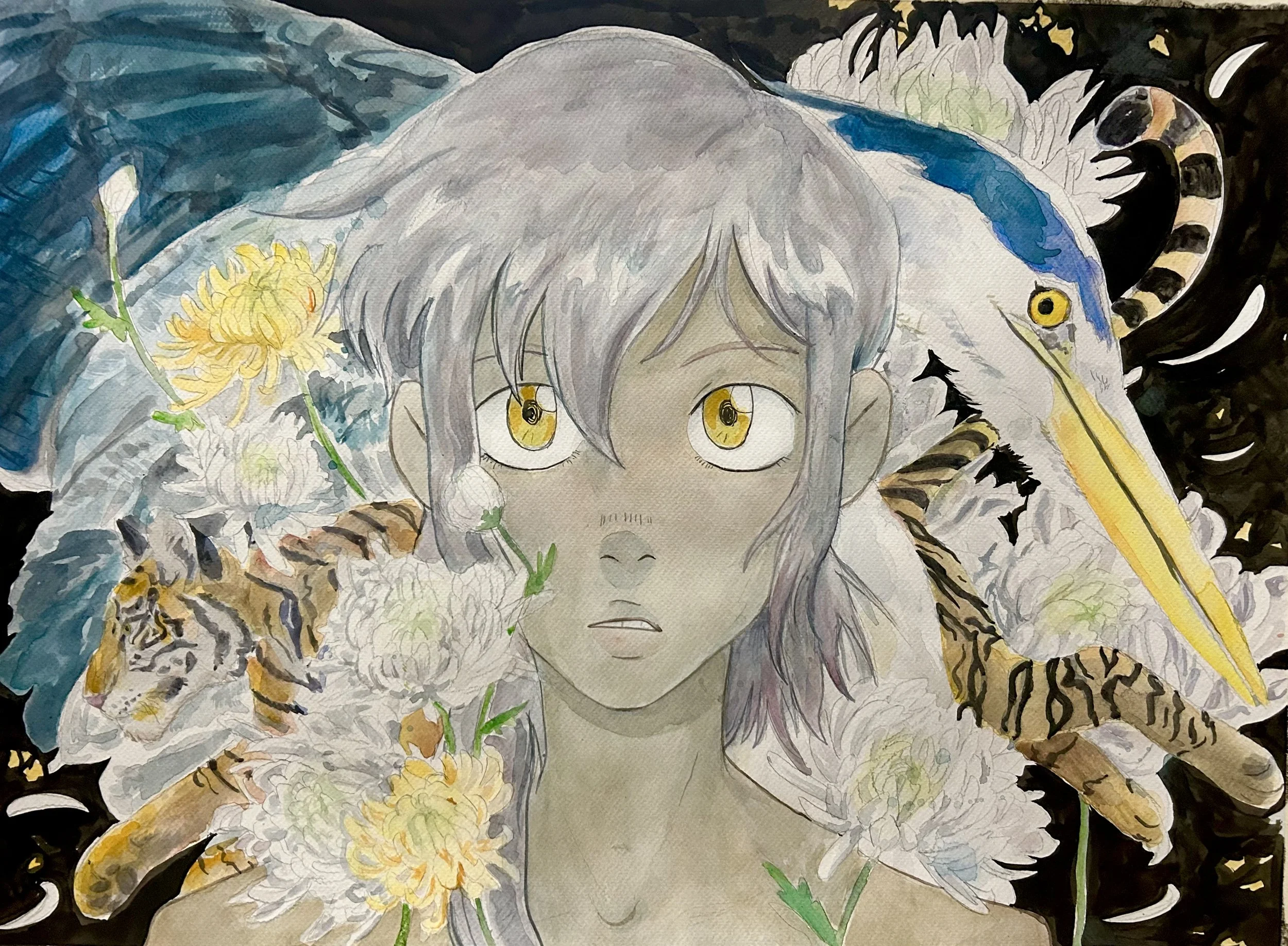 Don't Iron Out the Wrinkles, Watercolor, 2026, 24x18