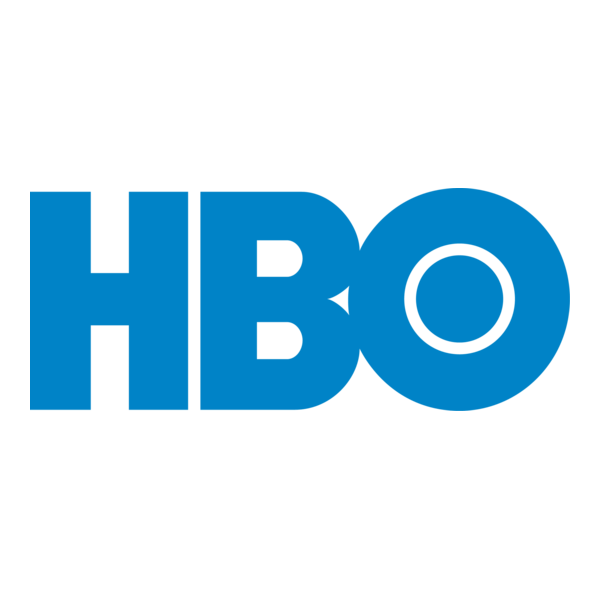HBO logo in blue on a white background.