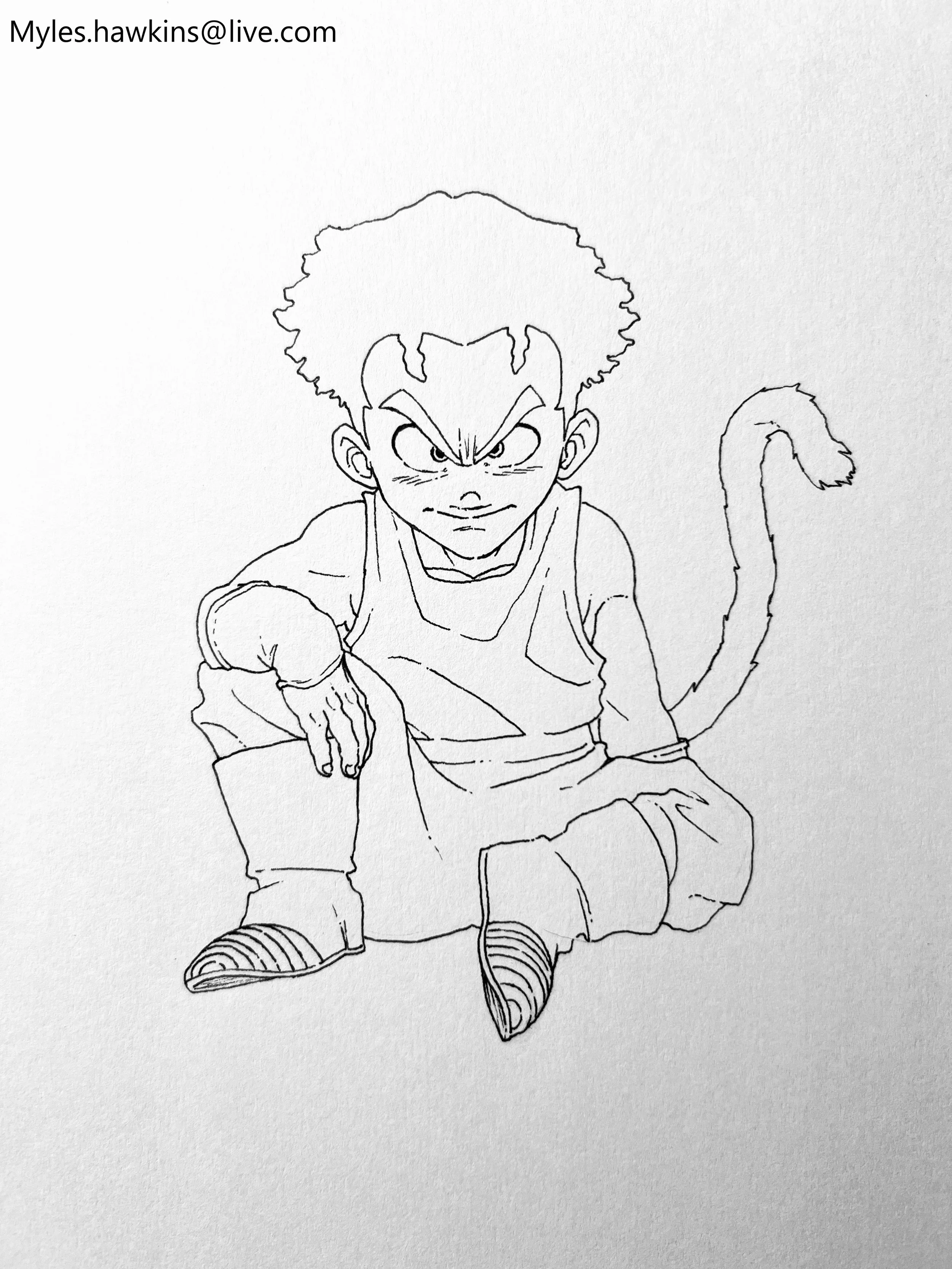 Child Saiyan OC (DBZ)