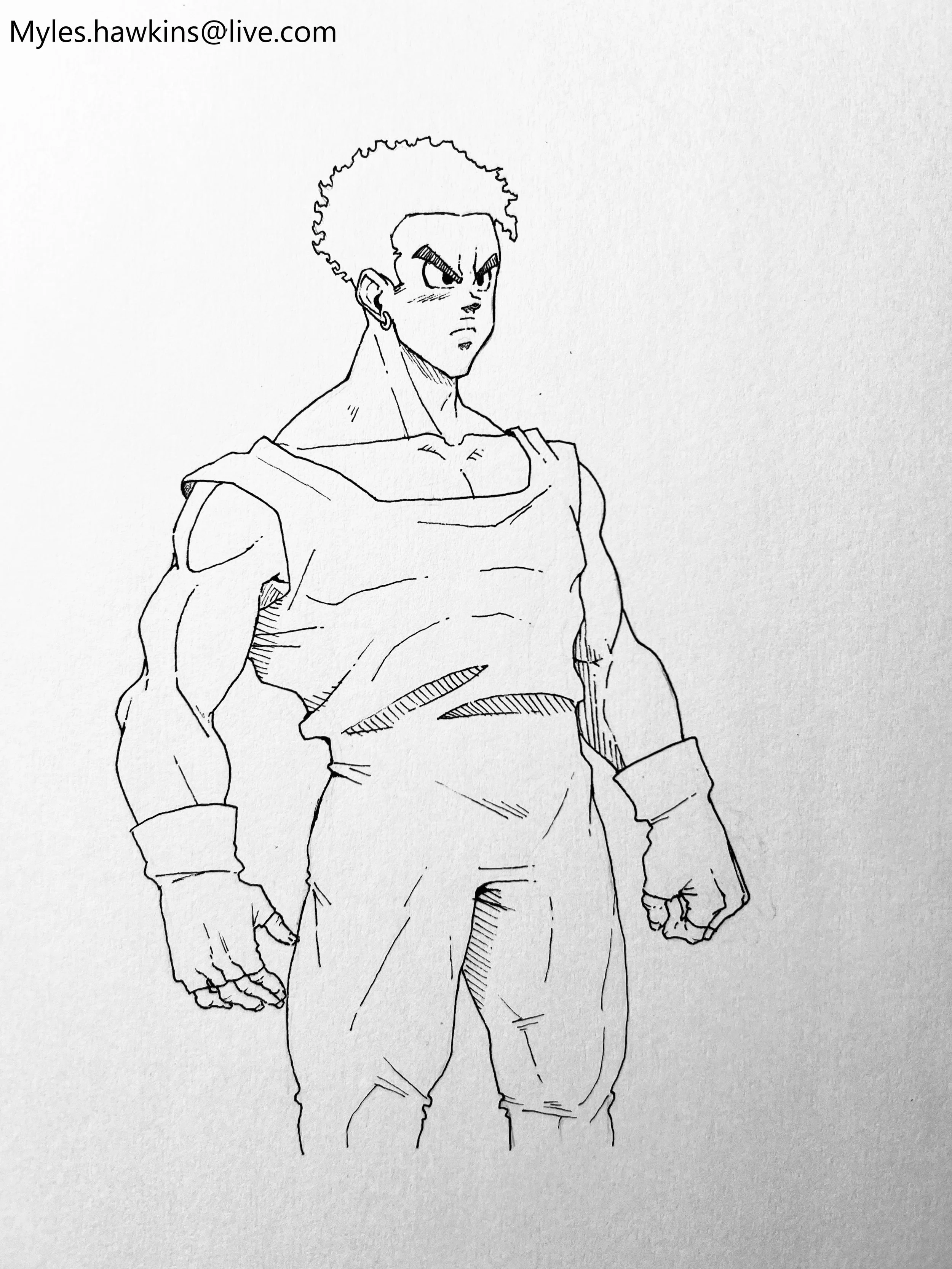 Adult Saiyan OC (DBZ)