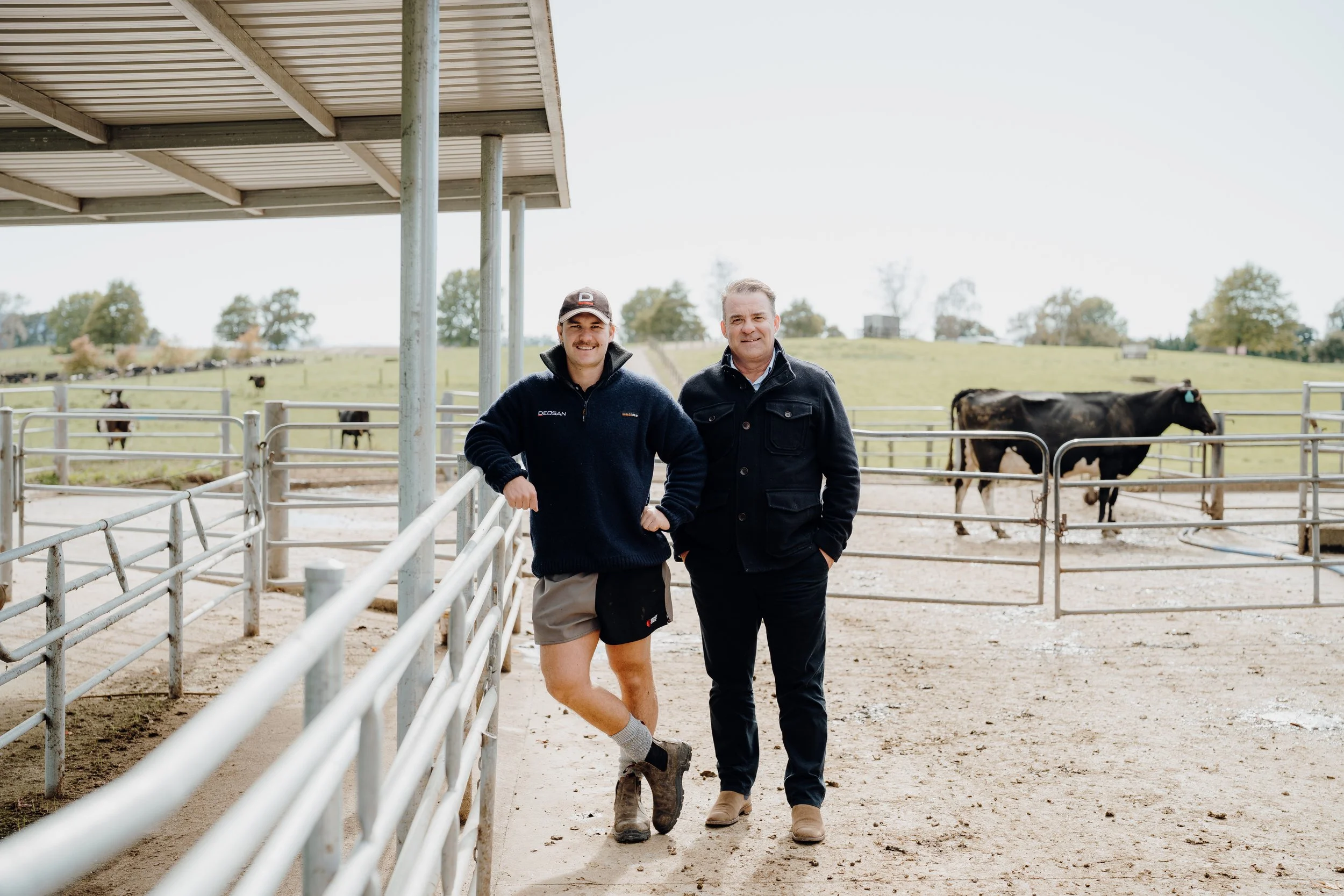 Terravest CEO Kip Bodle and son Seb Bodle