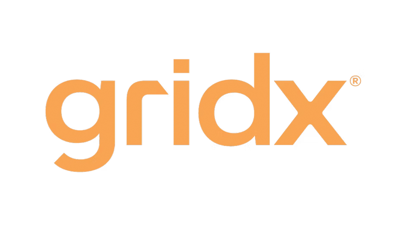 Grix logo in orange with a registered trademark symbol