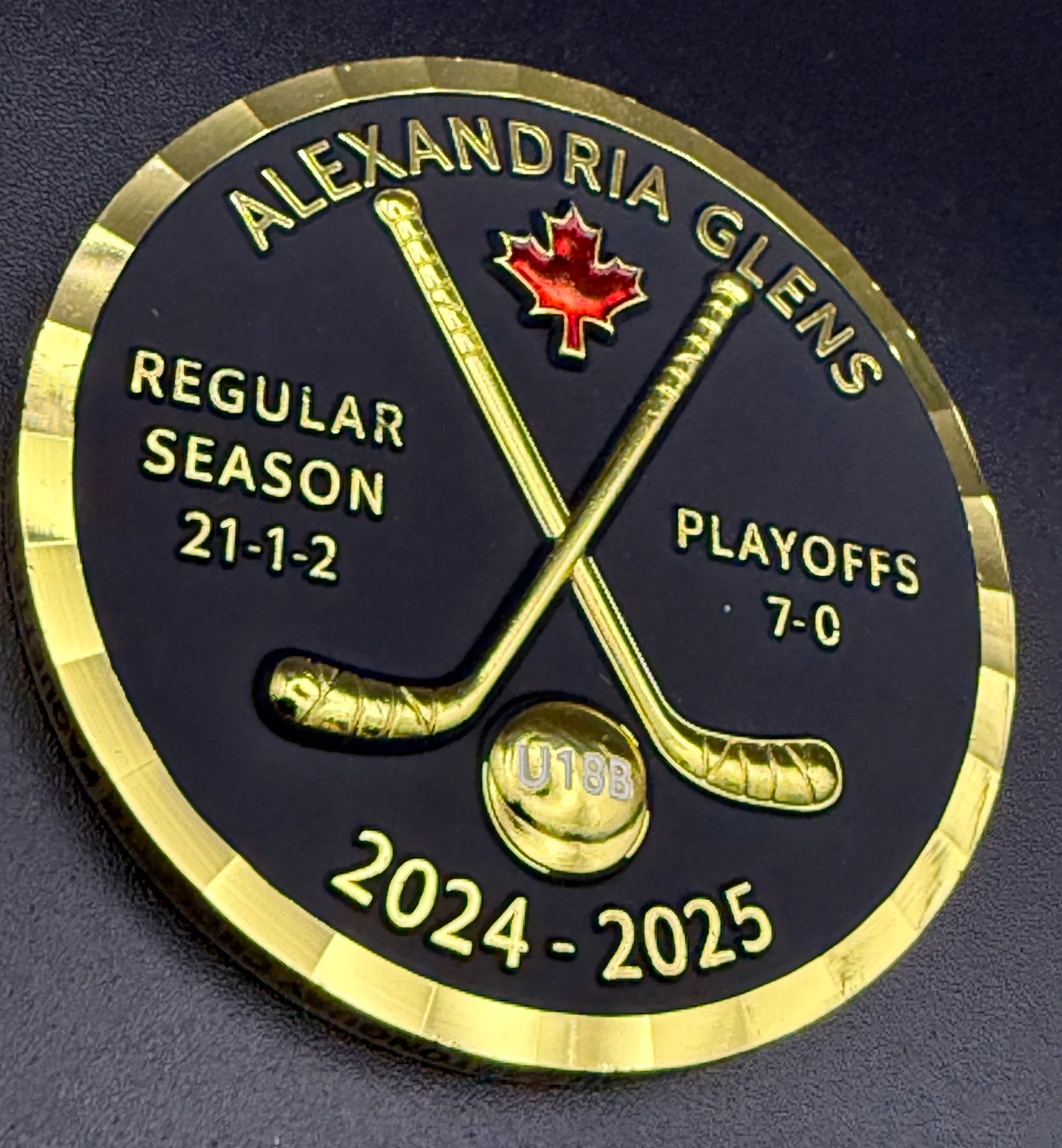 Hockey Champions, Championship Medal, 3D, Matte Enamel, Translucent Enamel, Special Medal