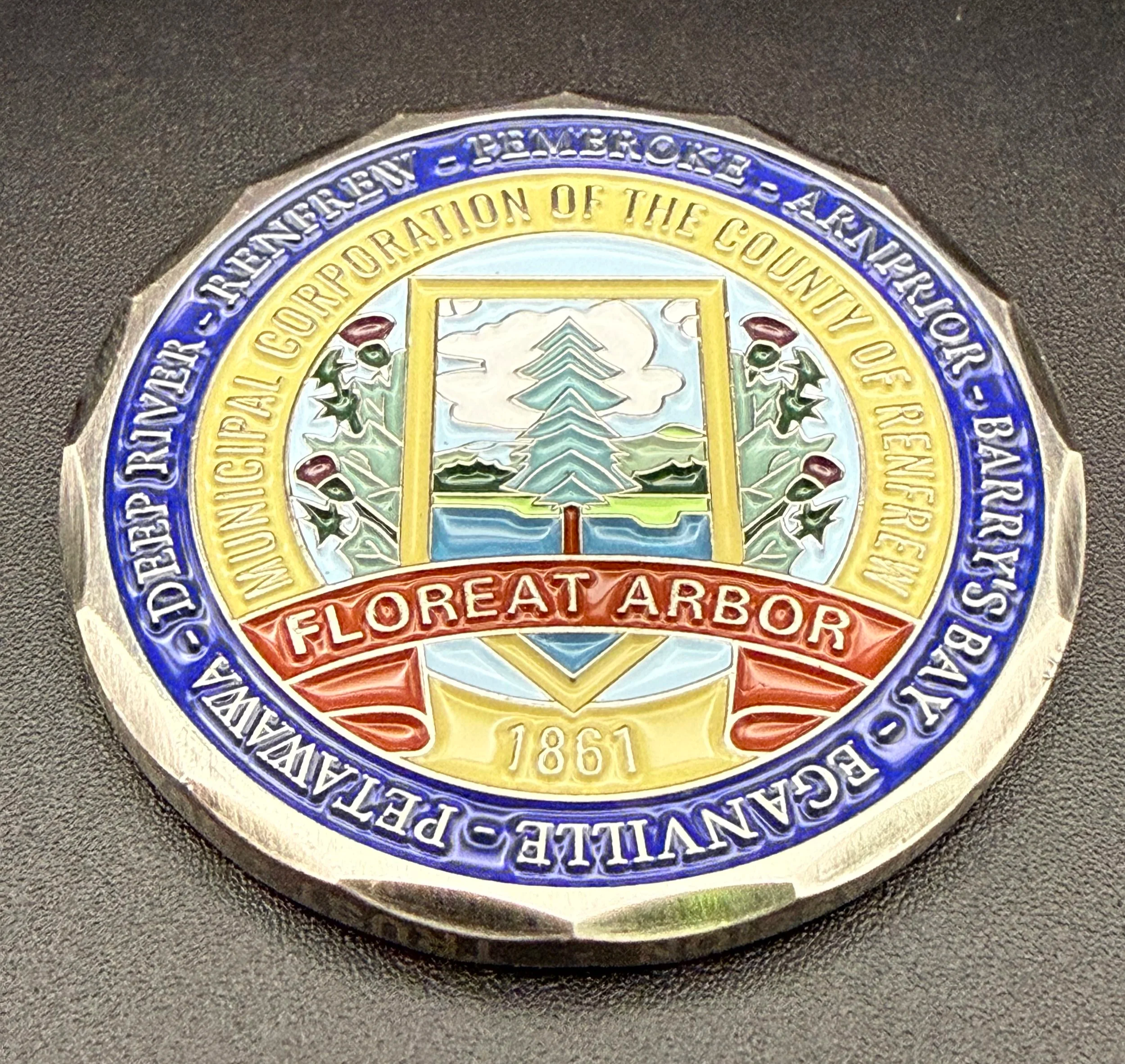 Renfrew Paramedic, EMS, Nickel, Soft Enamel