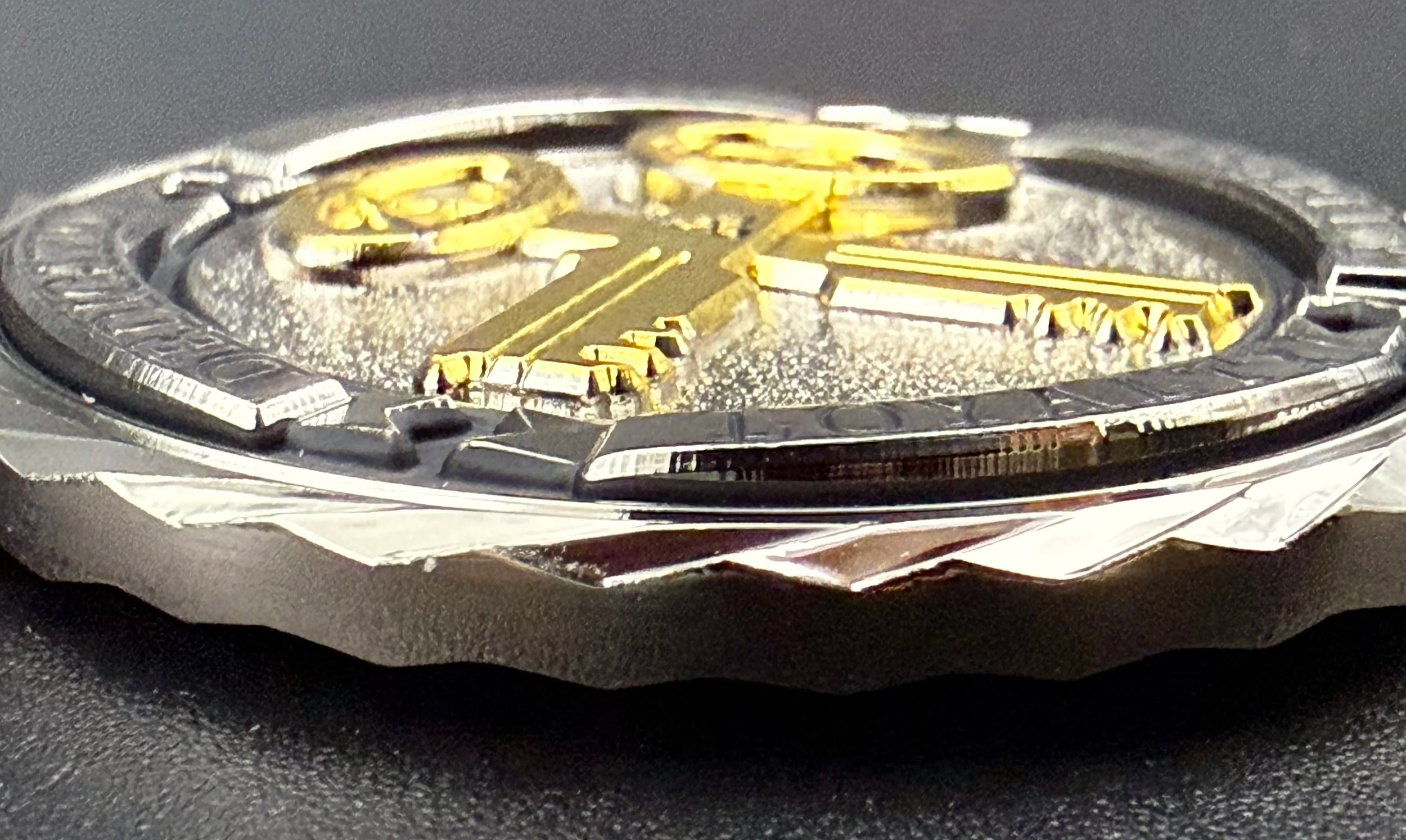 Corrections, Laser Cut Edge, 3D, Dual Plated