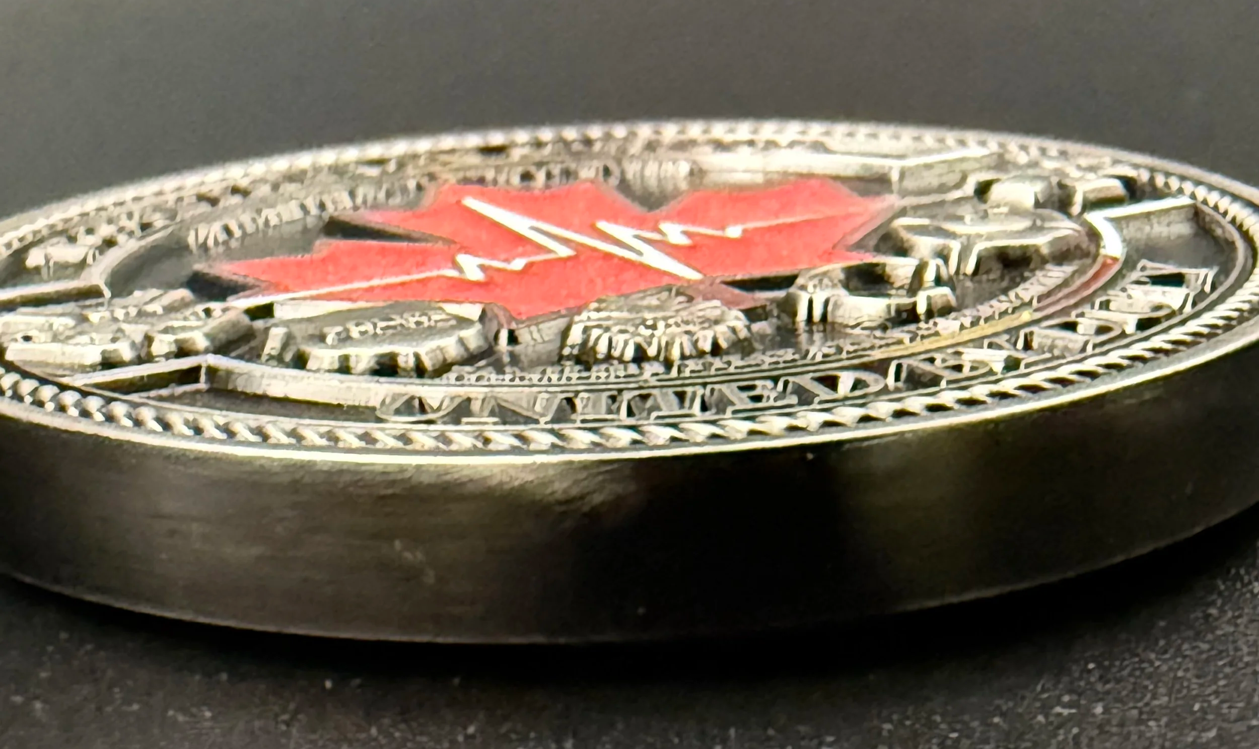 Canadian First Responders, 3D, 911, lucent enamel, glow enamel, custom