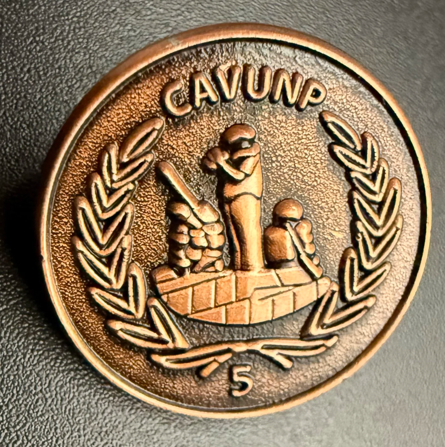 Cavnup, Pin, 5 year, Years of Service, Lapel Pin