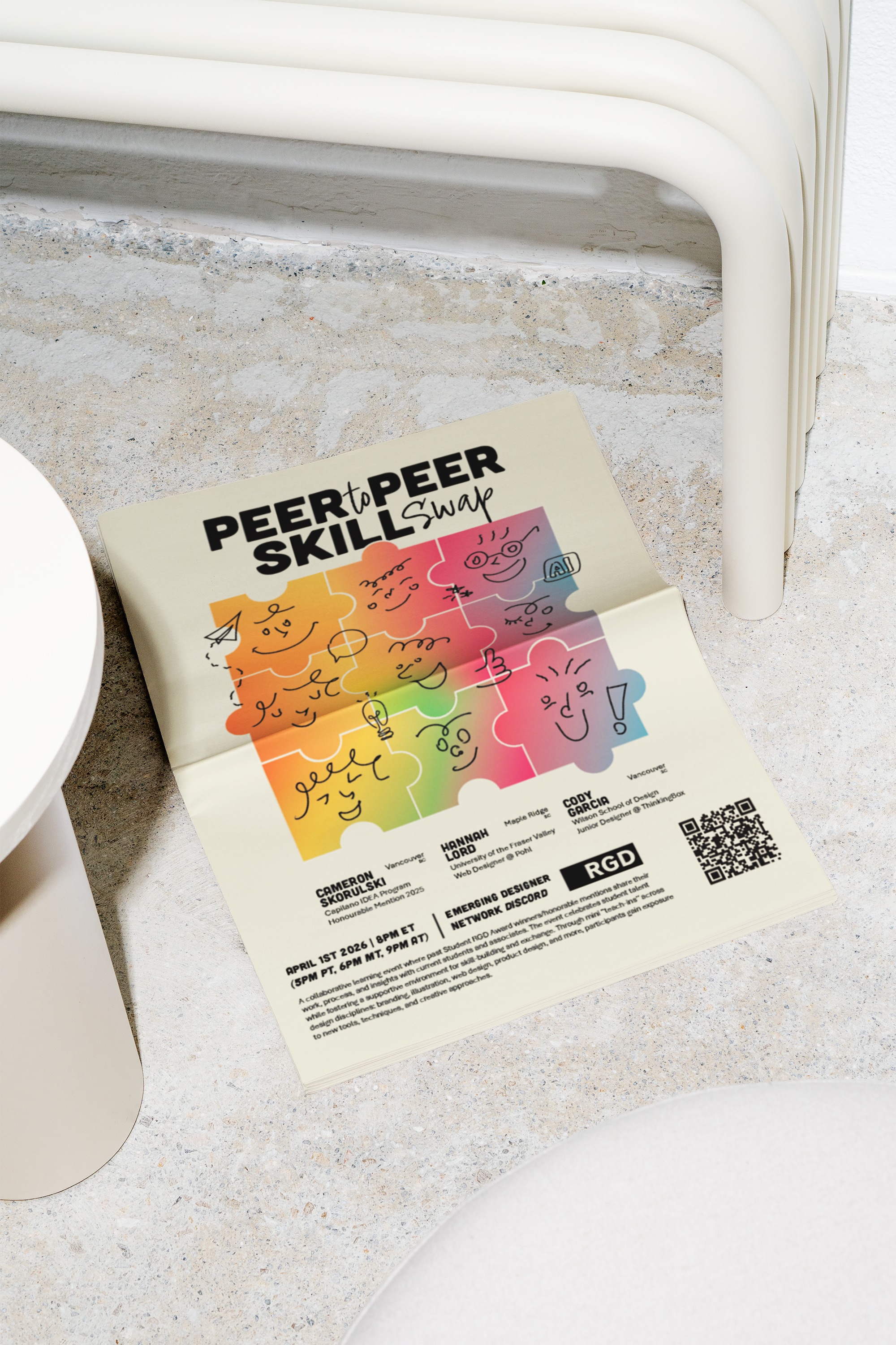 Peer to Peer Skill Swap Poster