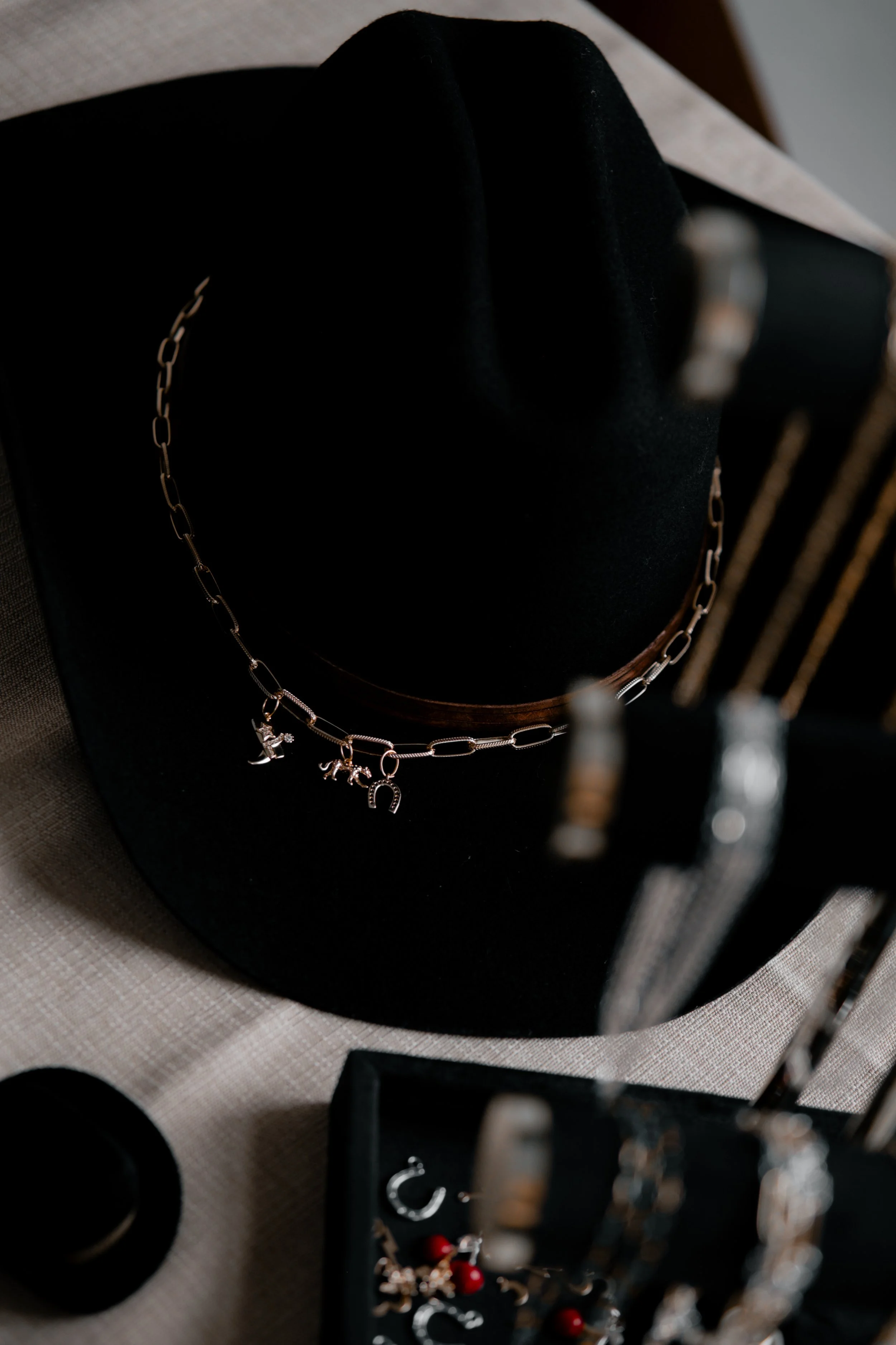 Custom charms, belly chains, and western flair