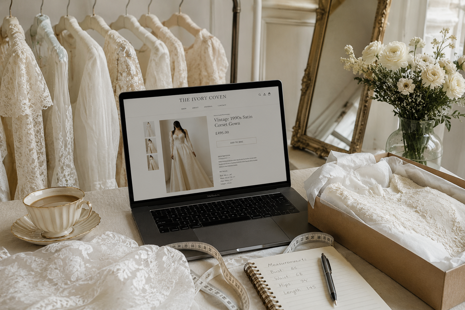 How to Buy a Vintage Wedding Dress Online