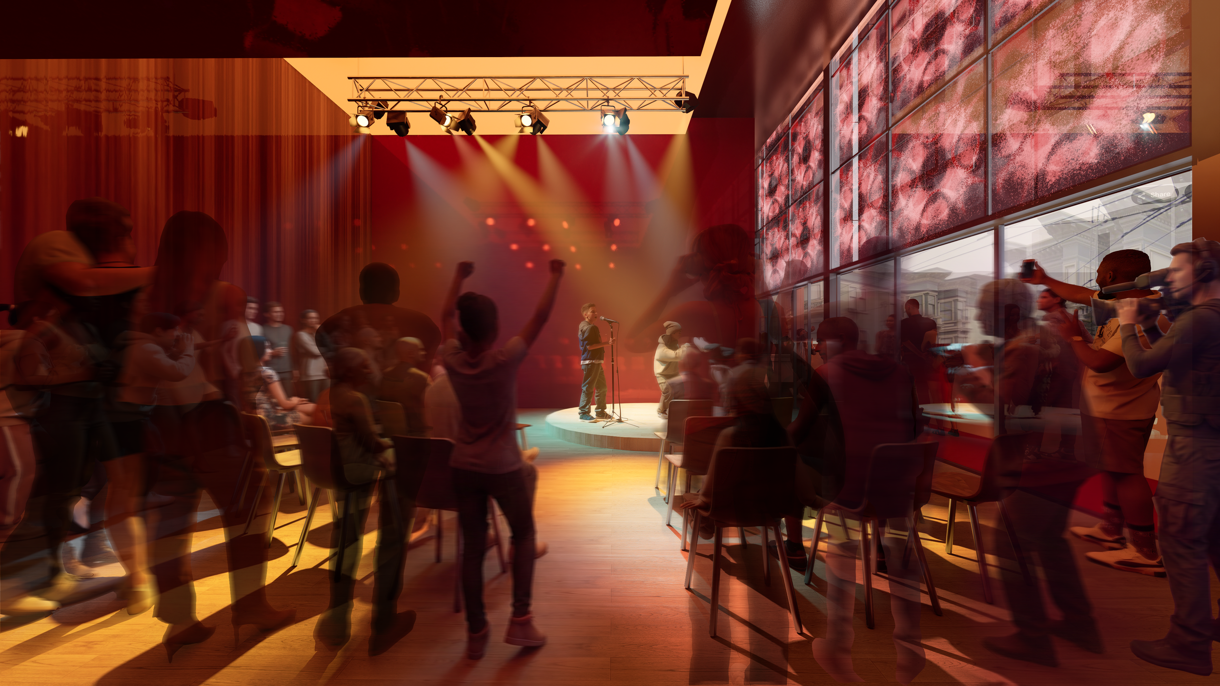The Portal venue at Crossroades Haight Ashbury