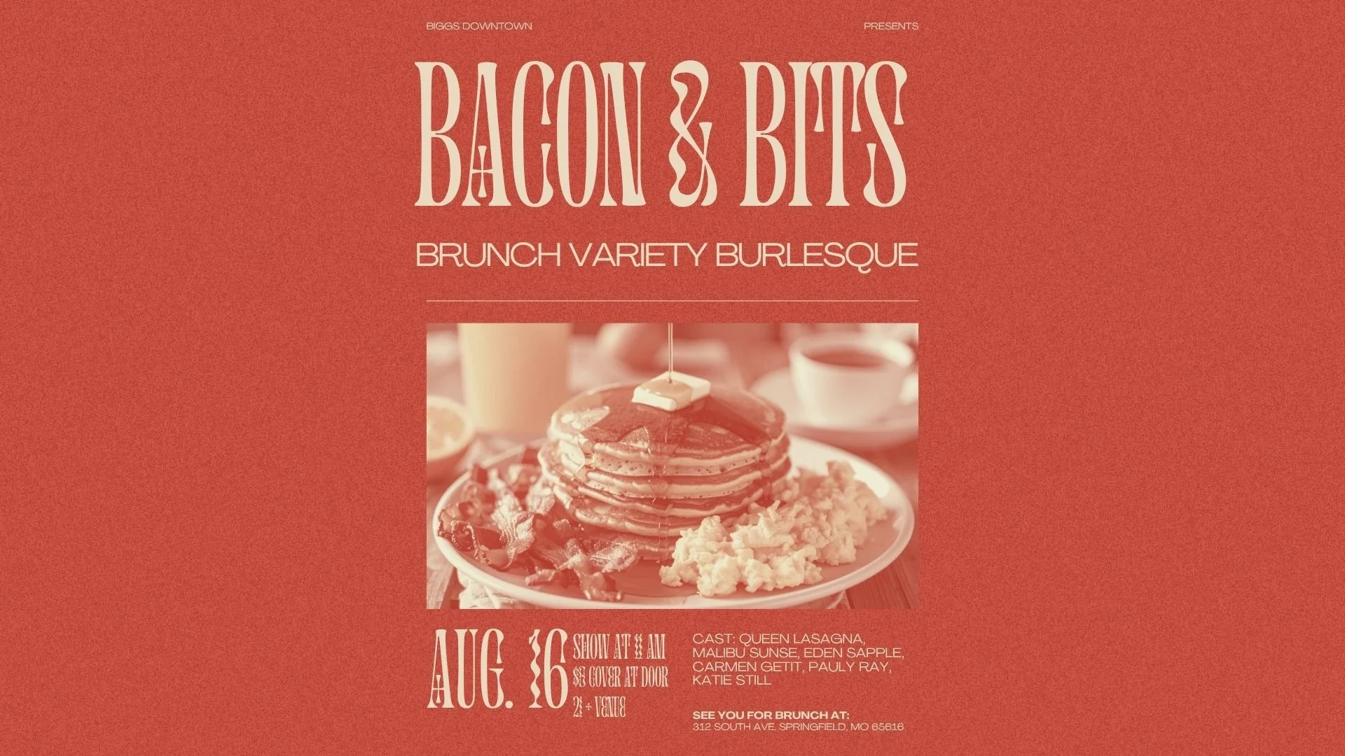 Bacon and Bits Brunch Burlesque 