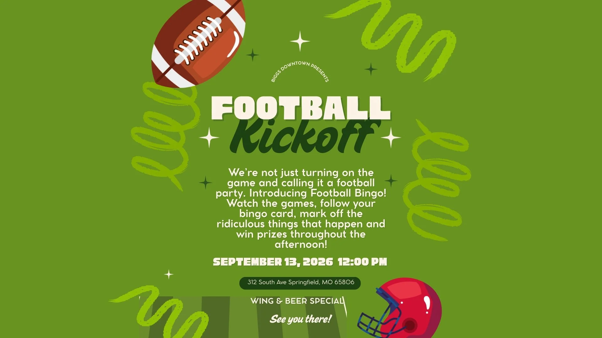 Football Sundays at Biggs Downtown