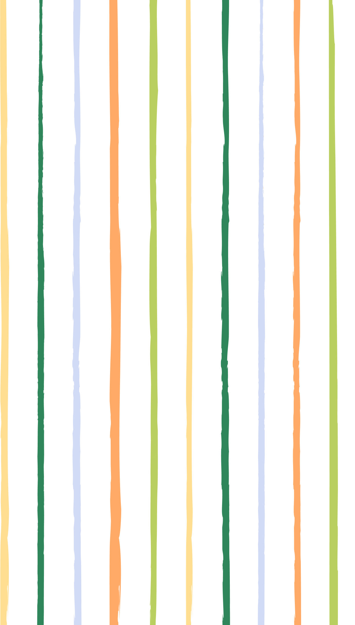 Vertical lines in various colors including yellow, green, orange, and blue on a black background.