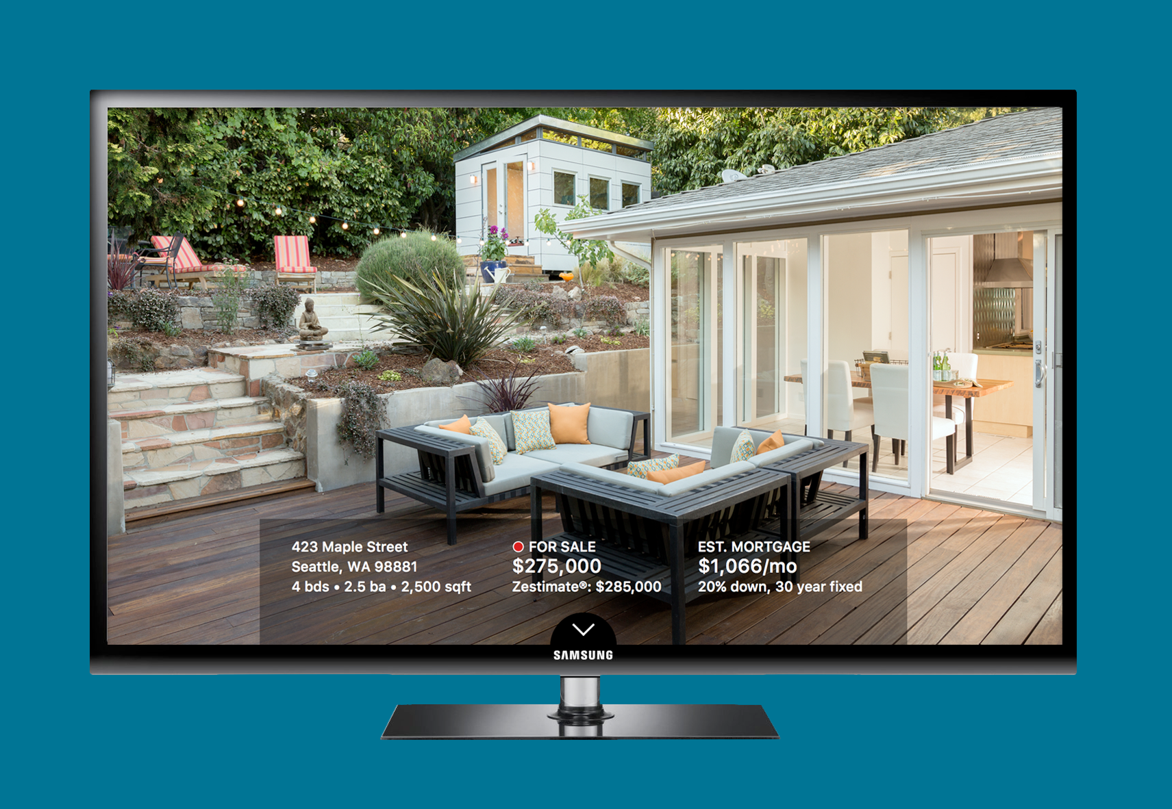 Zillow for Apple TV app