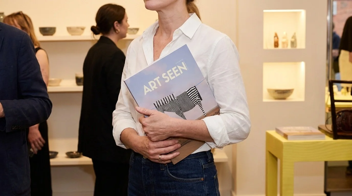 Art Seen Magazine Issue 16 Summer 2025, international art publication at a gallery