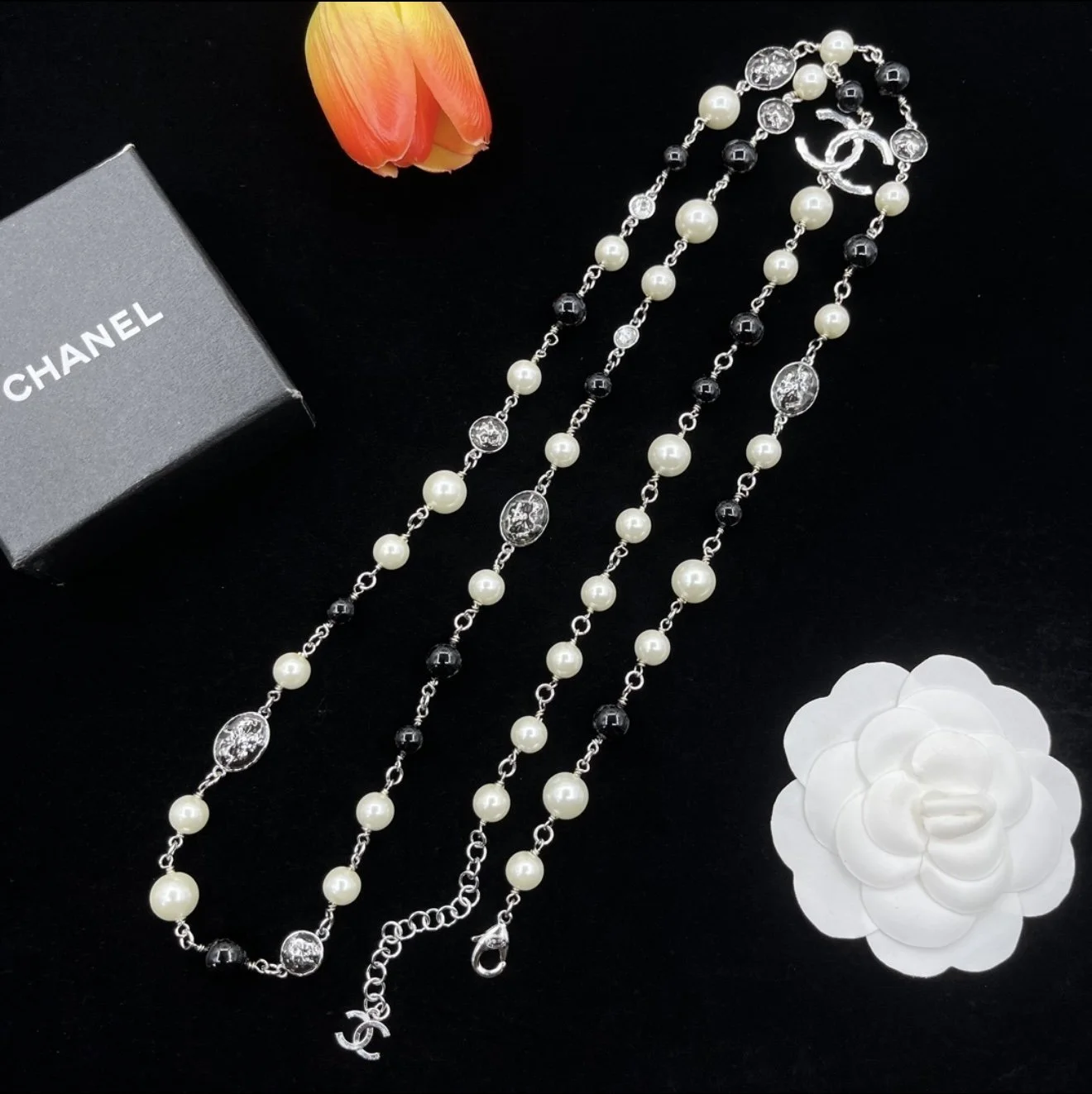 Margarita's Long CC Necklace