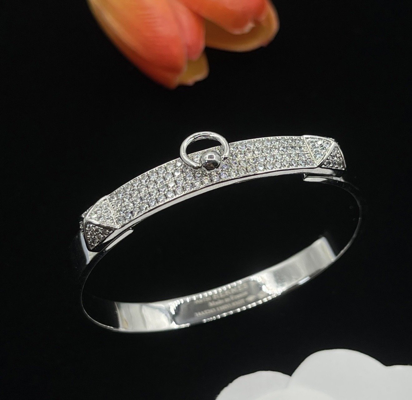Elegant Crystal Bangle Bracelet