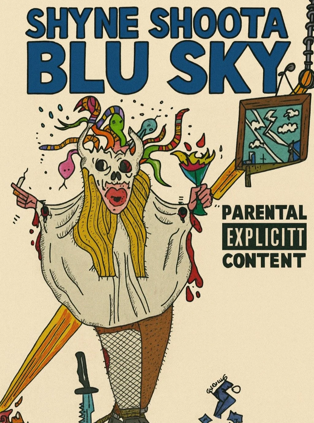 Shyne Shoota Blu Sky out now💙
Links in bio, cover art by @markered4life
