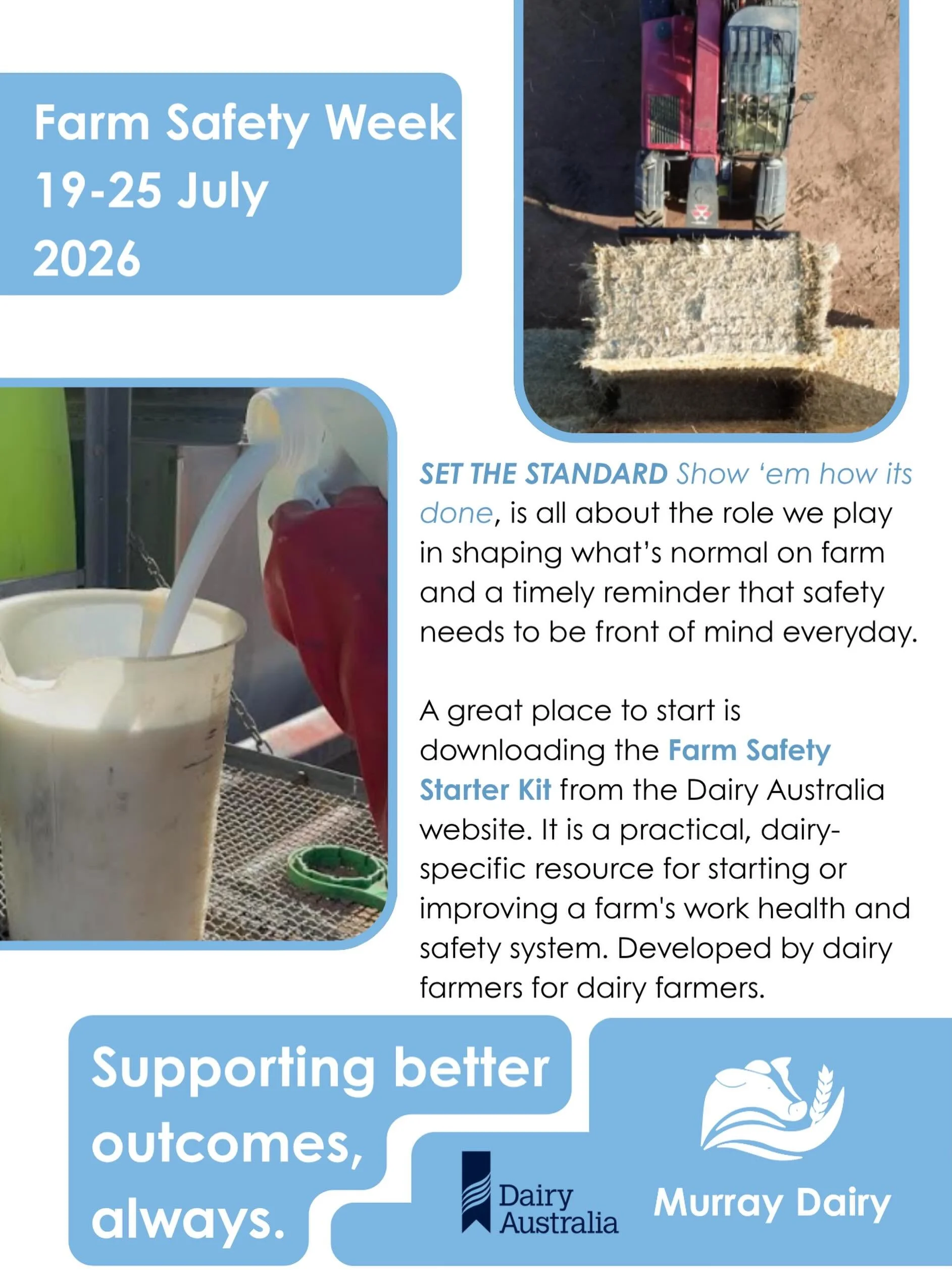 #farmsafetyweek #farmsafety #setthestandard