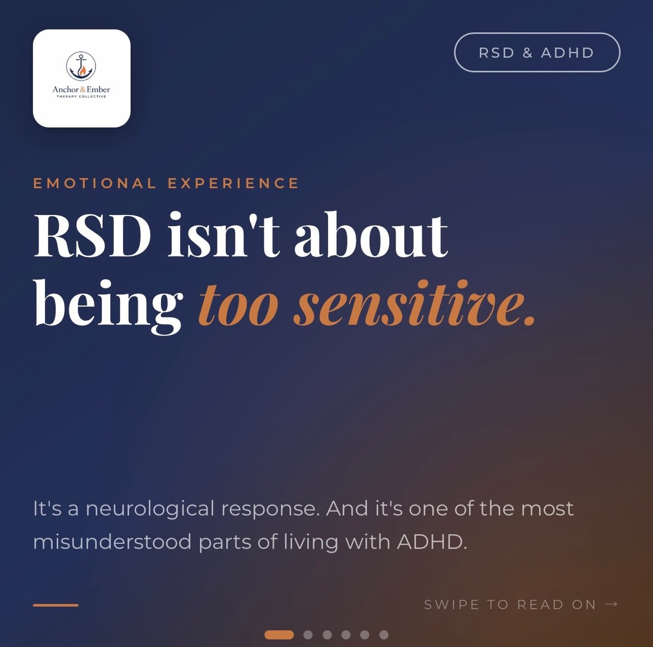 That voice that says everyone hates you after one awkward moment? That&rsquo;s not the truth &mdash; that&rsquo;s RSD.

Rejection Sensitive Dysphoria is one of the most exhausting, least-talked-about parts of ADHD. The spiral happens fast. And for so