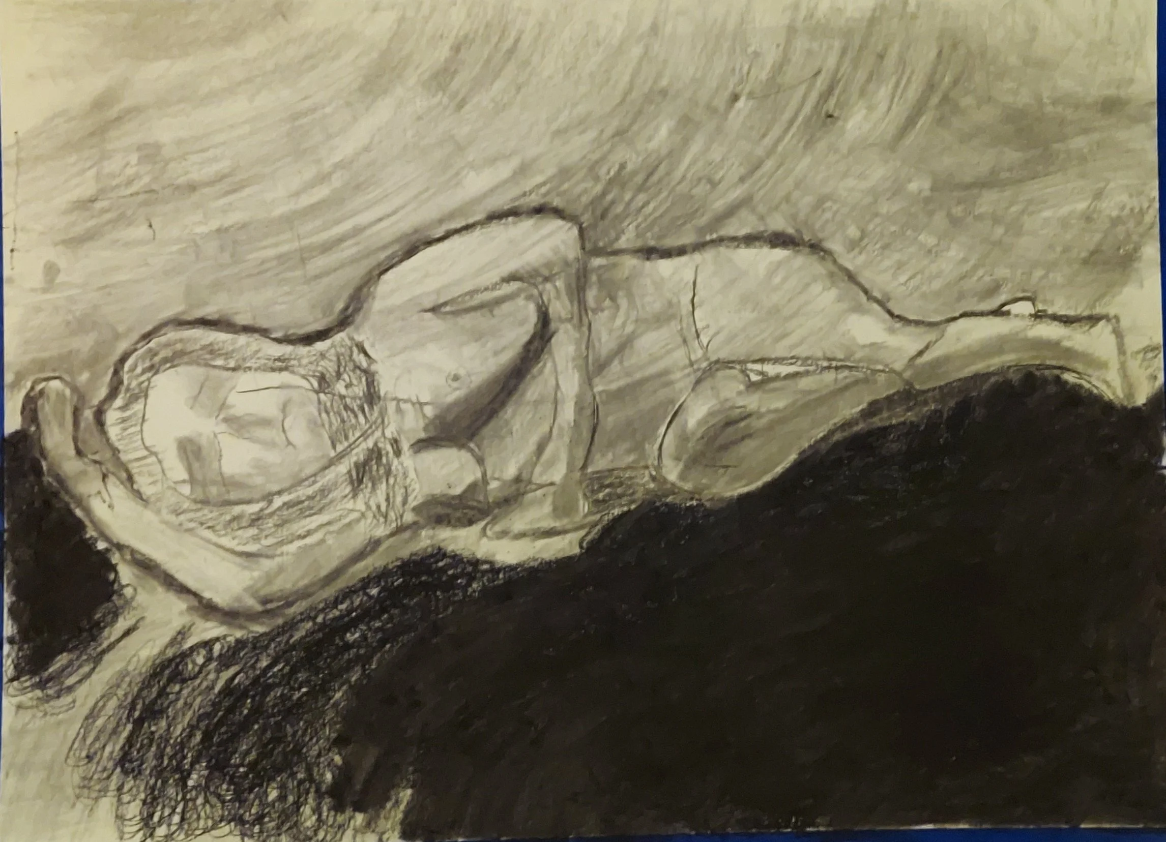 Untitled, 2025, Charcoal on Paper