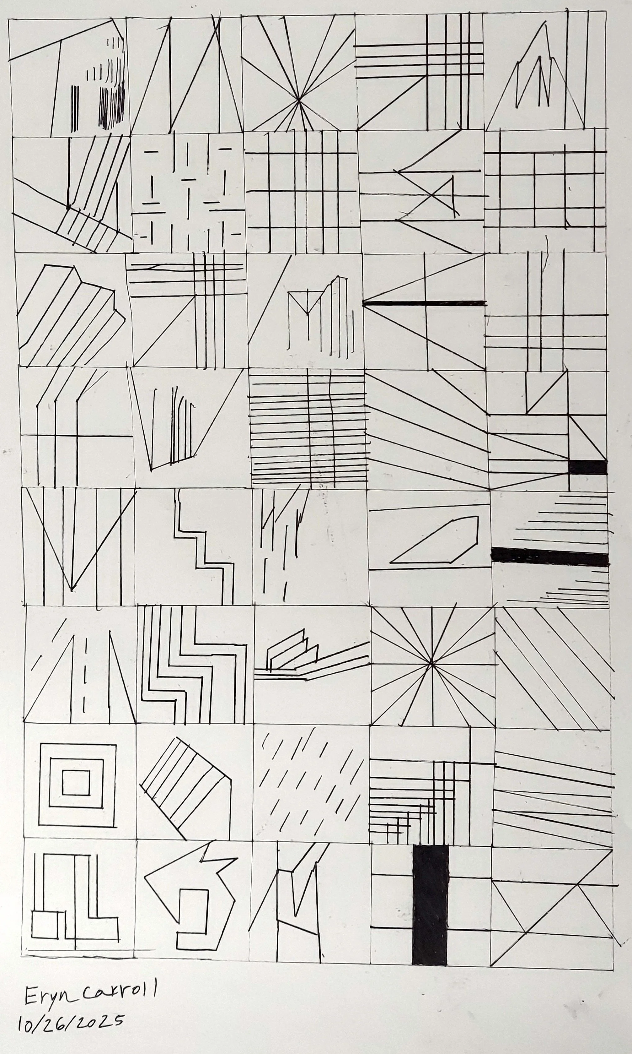 Untitled, 2025, Ink on Paper