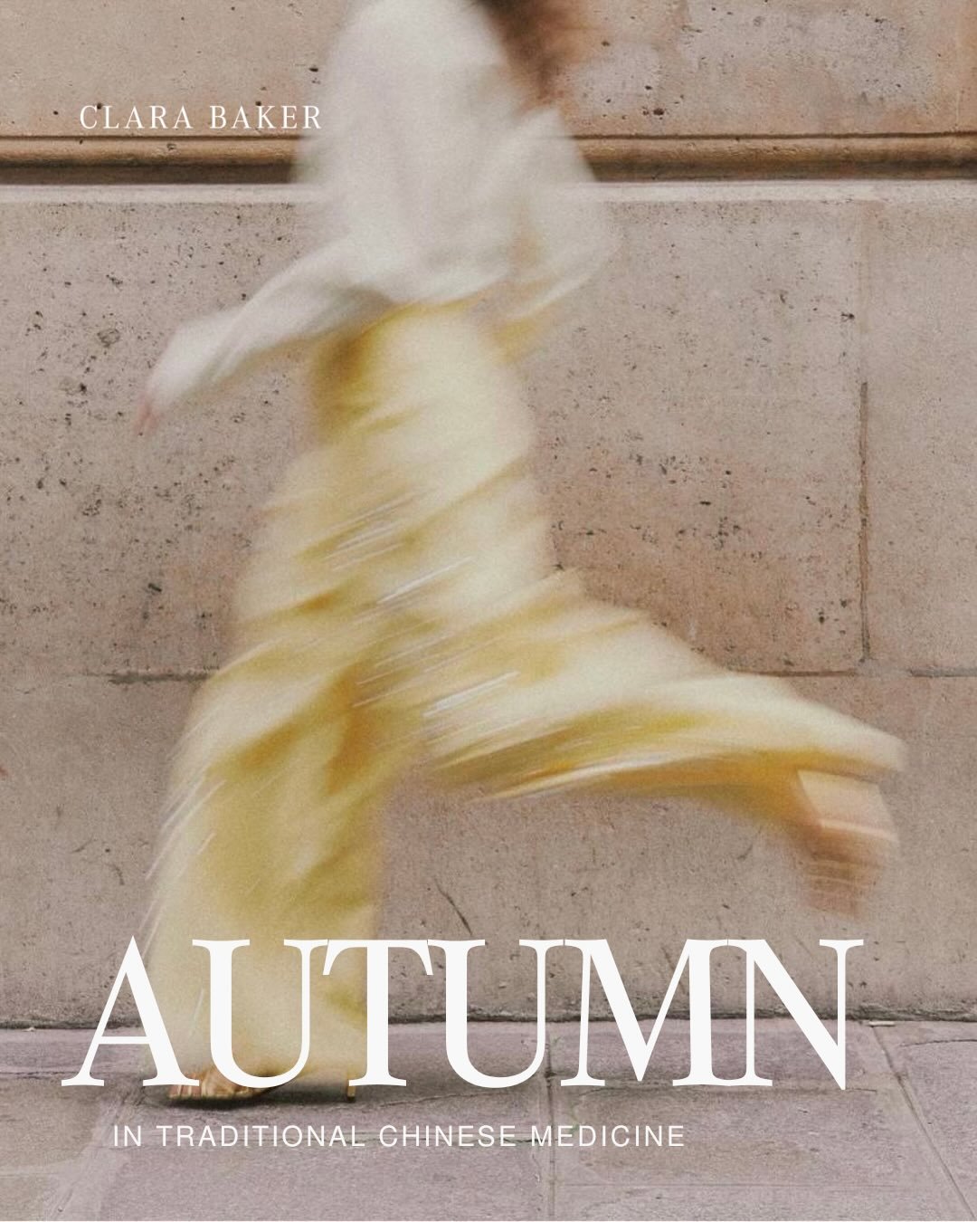 In Traditional Chinese Medicine, autumn marks the shift from outward expansion into inward restoration. It&rsquo;s less about productivity, and more about preservation.

Associated with the metal element and lung meridian, it&rsquo;s a season to regu