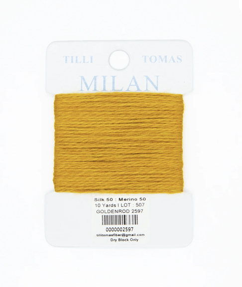 Milan Card - Goldenrod