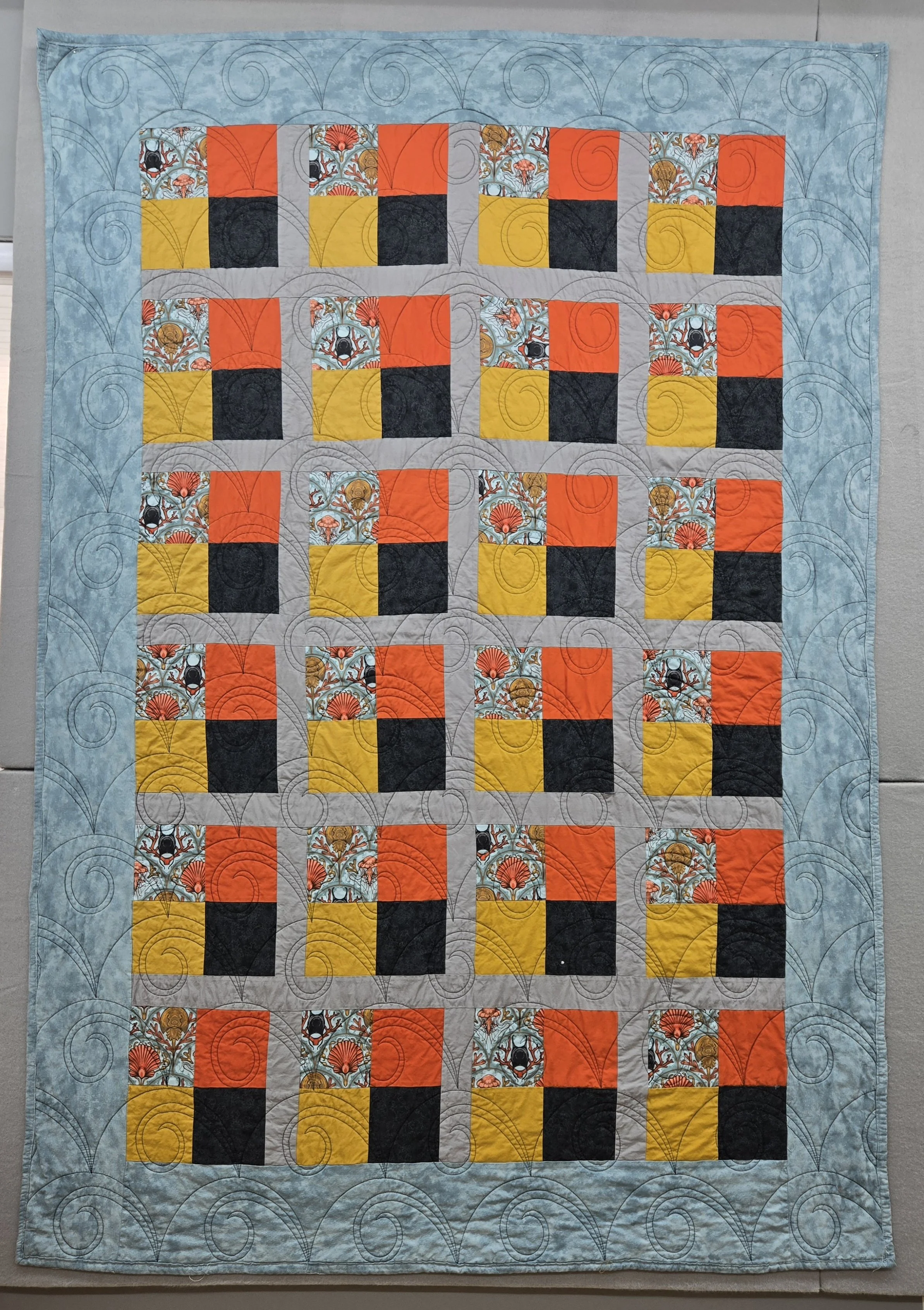 Basic Edge-to-Edge Quilting (Normal Density)