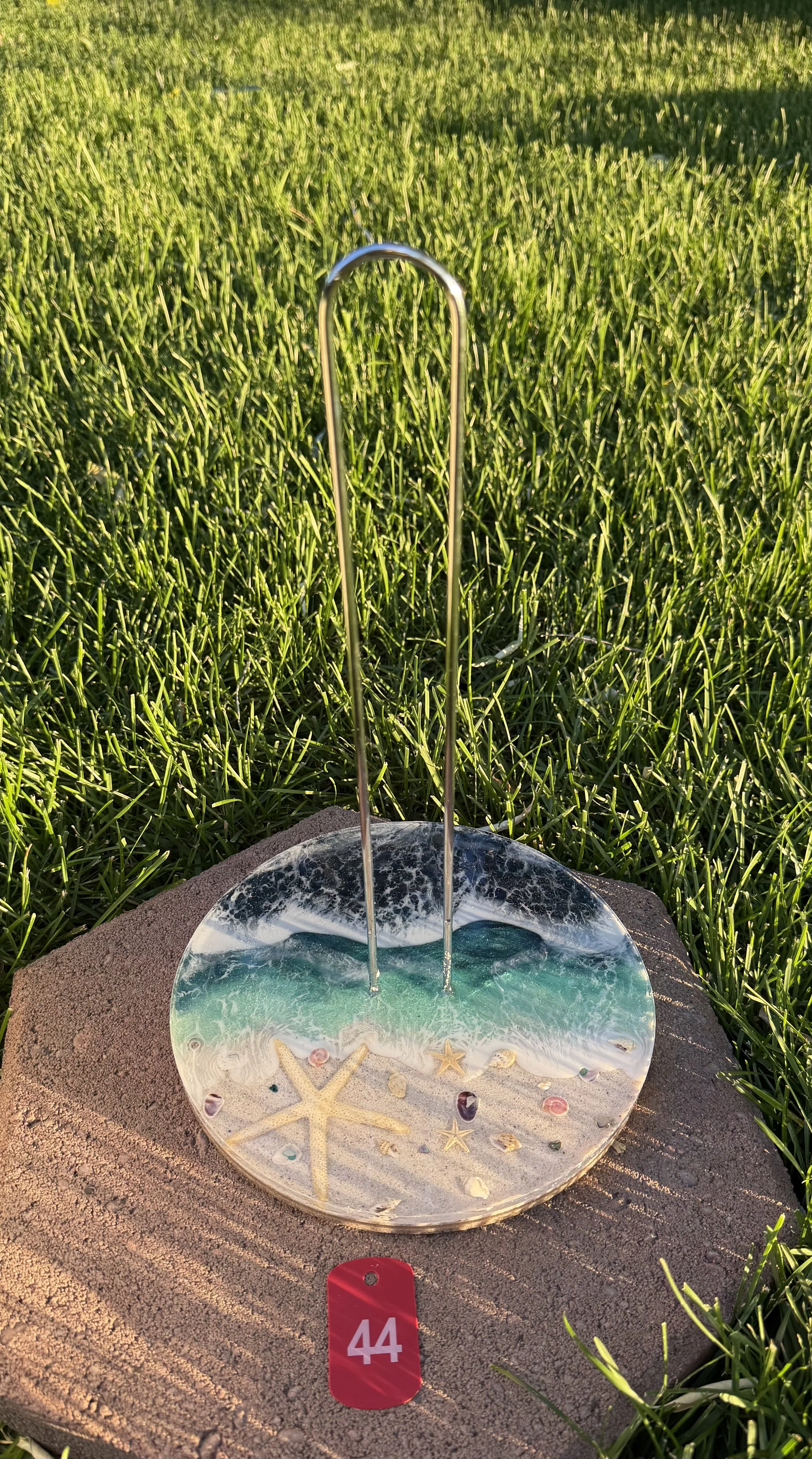 Beach Waves Resin Paper Towel Holder #44